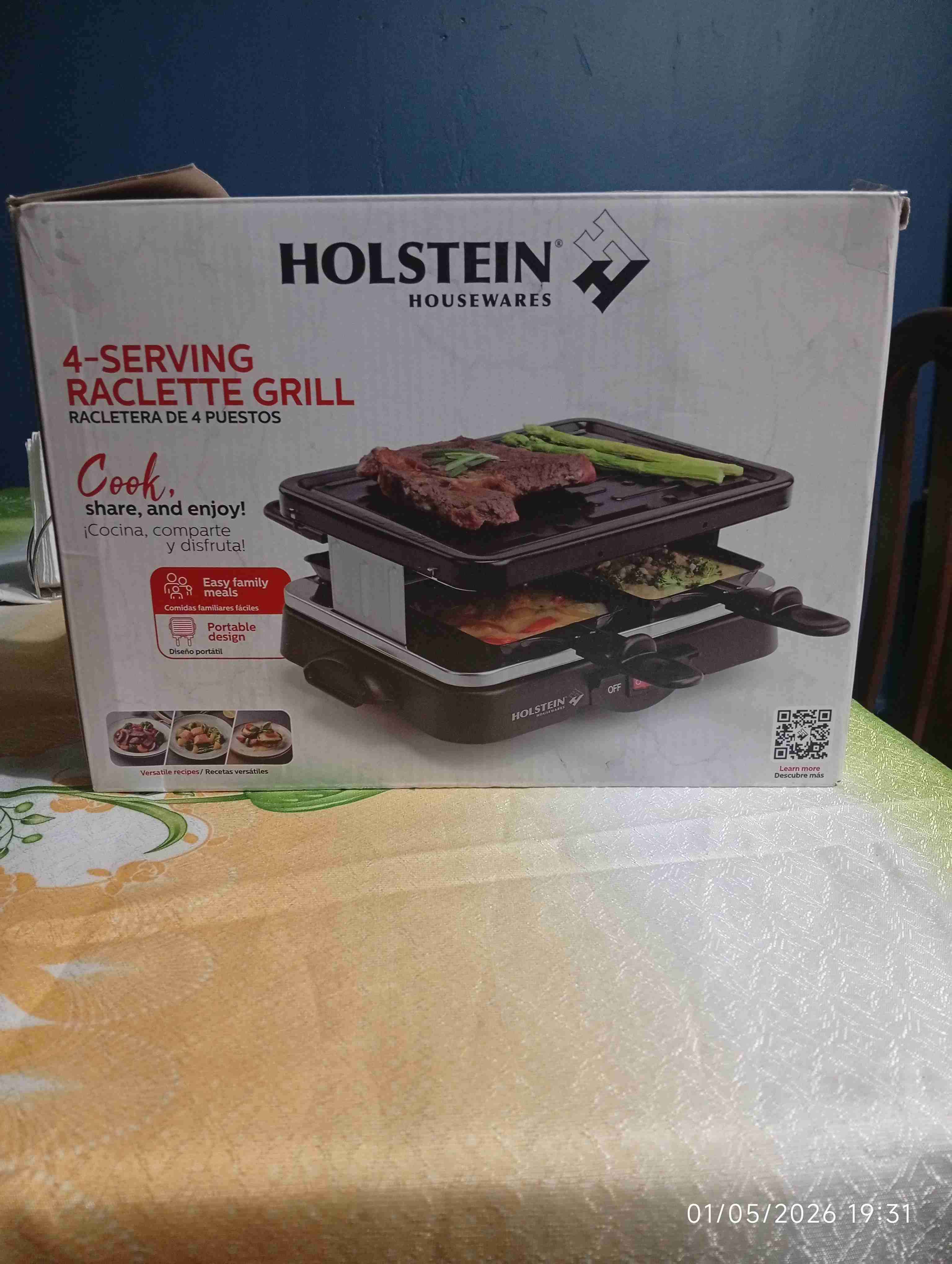 Raclette Grill 4 puestos Holstein