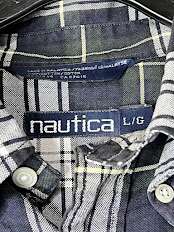 Camisa a cuadros azul y blanco Nautica Talla L - miniatura 3