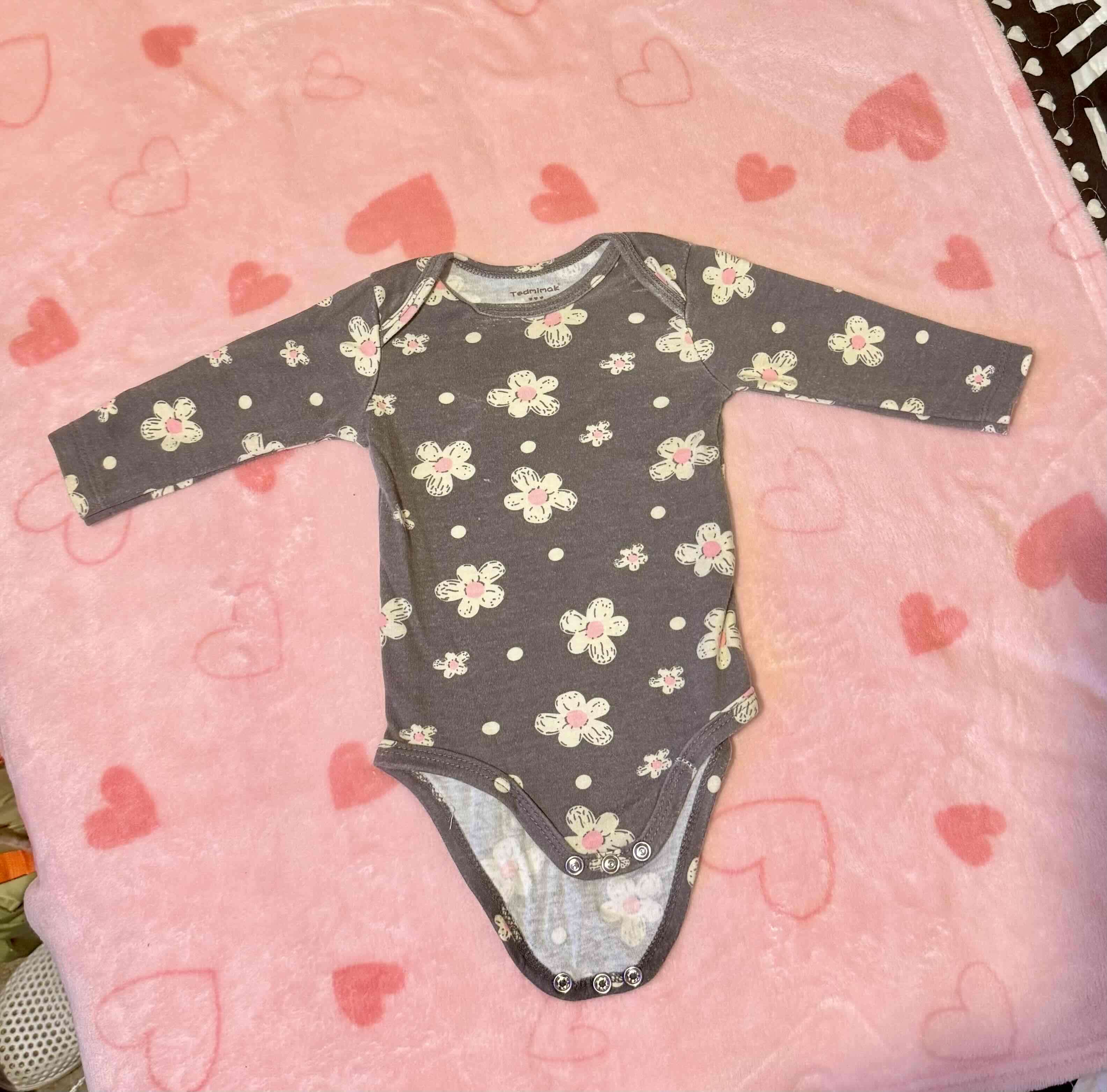 Body bebé con estampado floral
