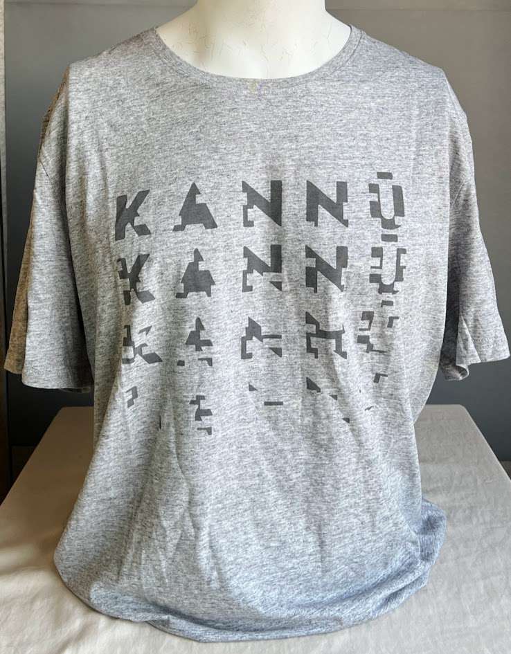 Polera kannu gris con diseño gráfico 2XL - miniatura 4