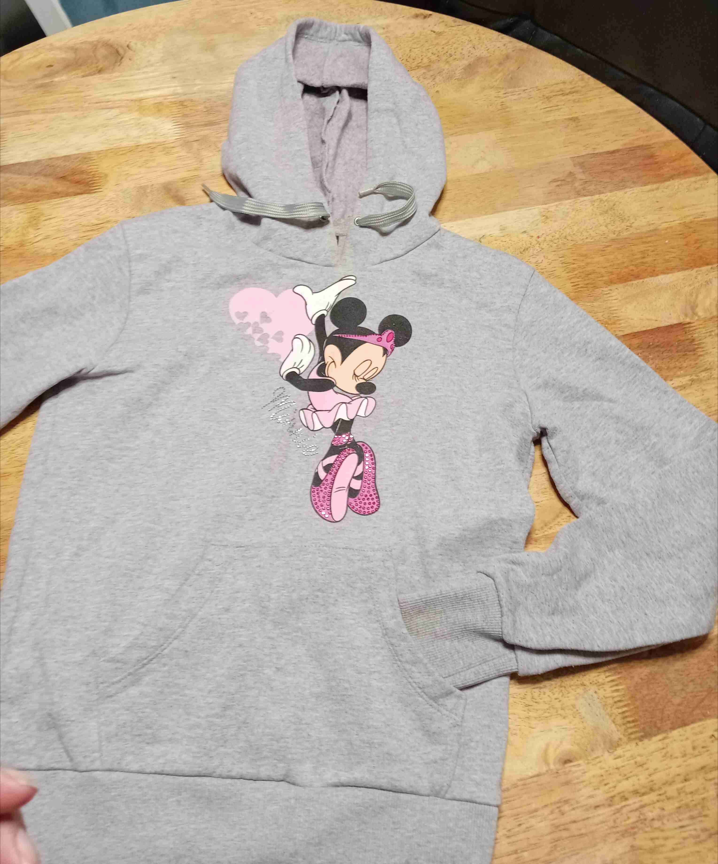 Polerón gris con capucha Minnie - miniatura 1