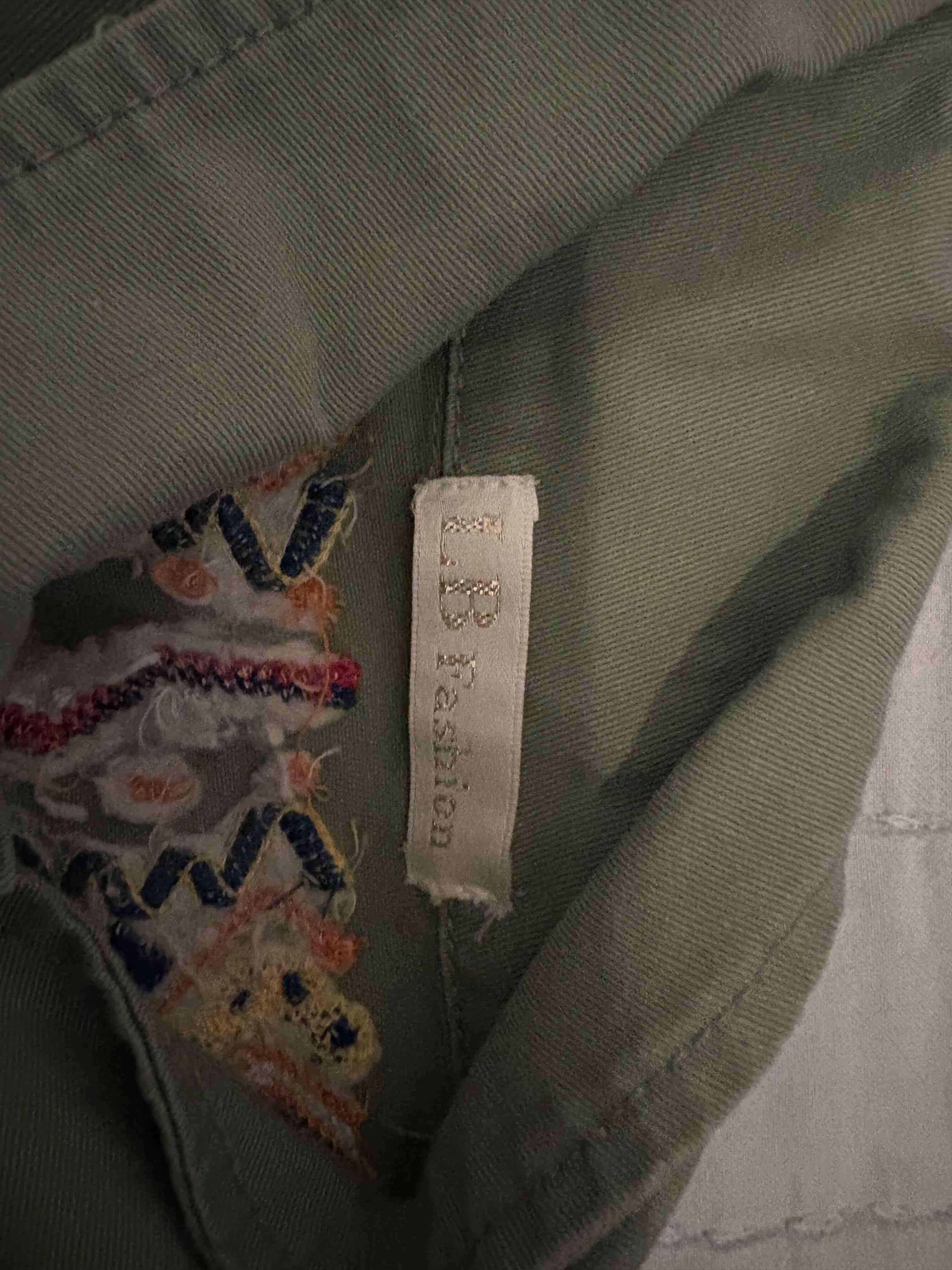 Chaqueta verde de algodón - miniatura 3