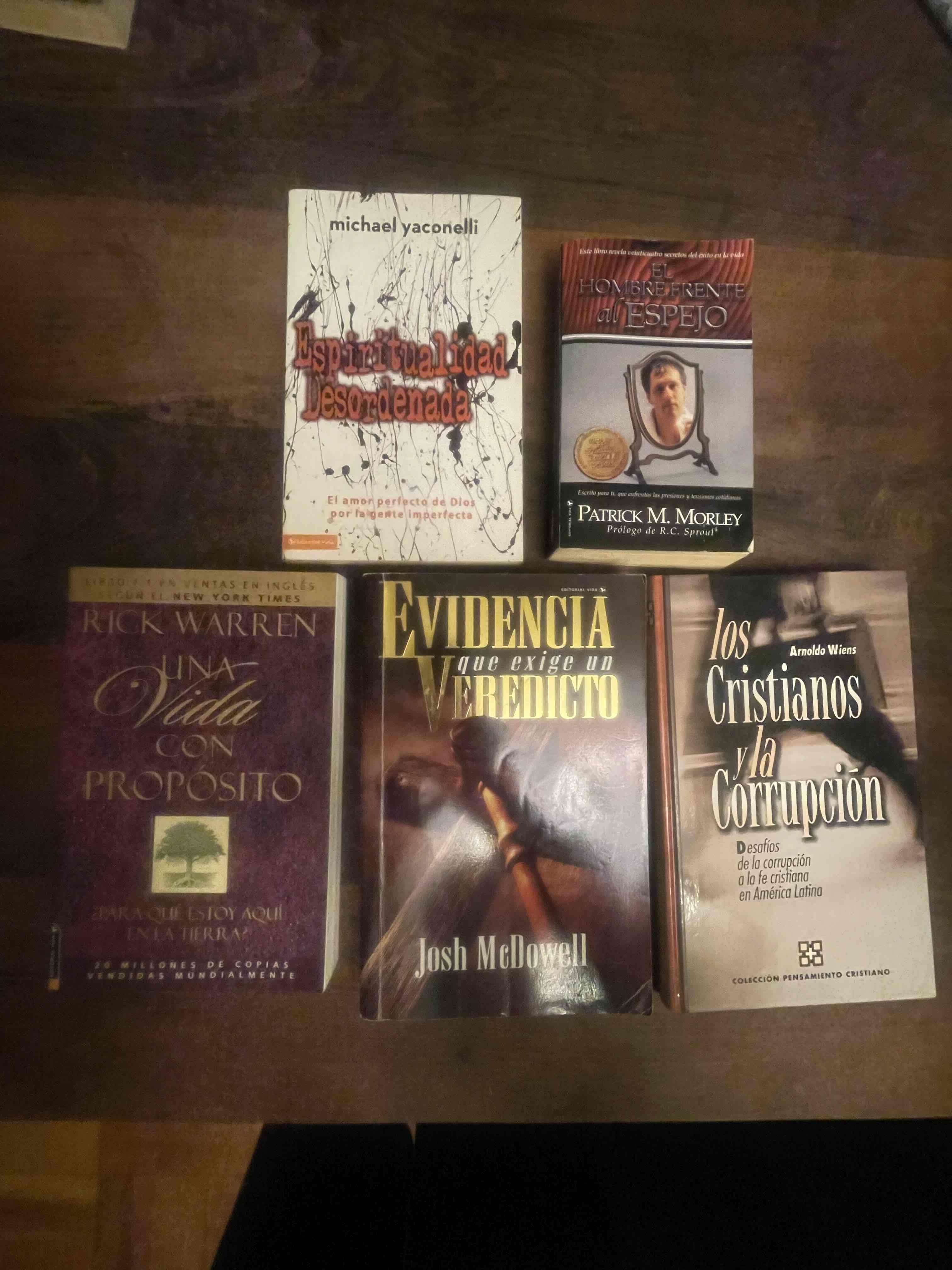 Set de 5 libros cristianos