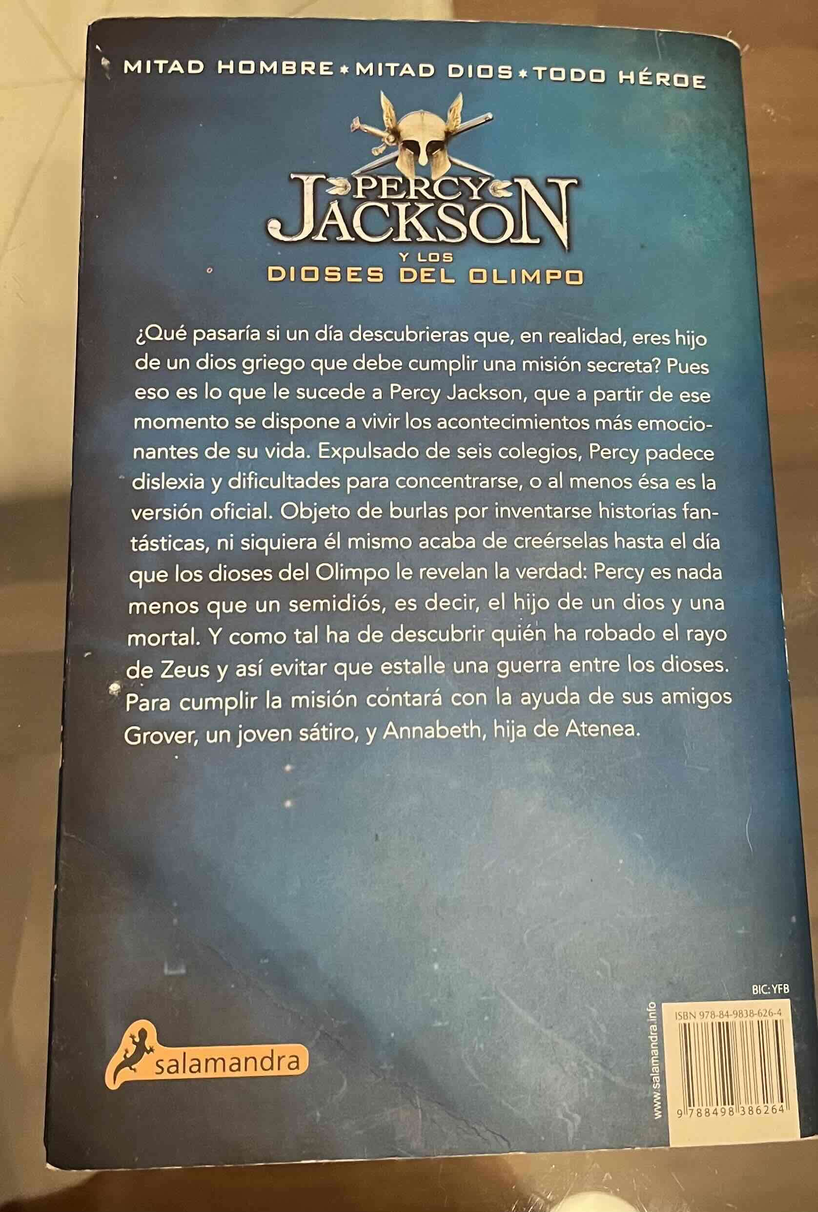 Libro Percy Jackson El ladrón del rayo - miniatura 2