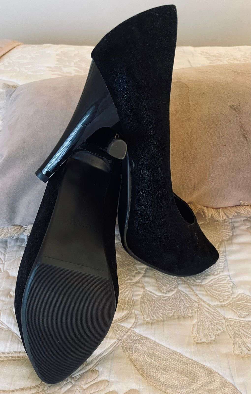 Zapatos de taco aguja negros - miniatura 3