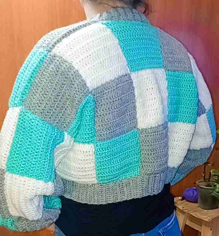 Cardigan tejido de colores - miniatura 3