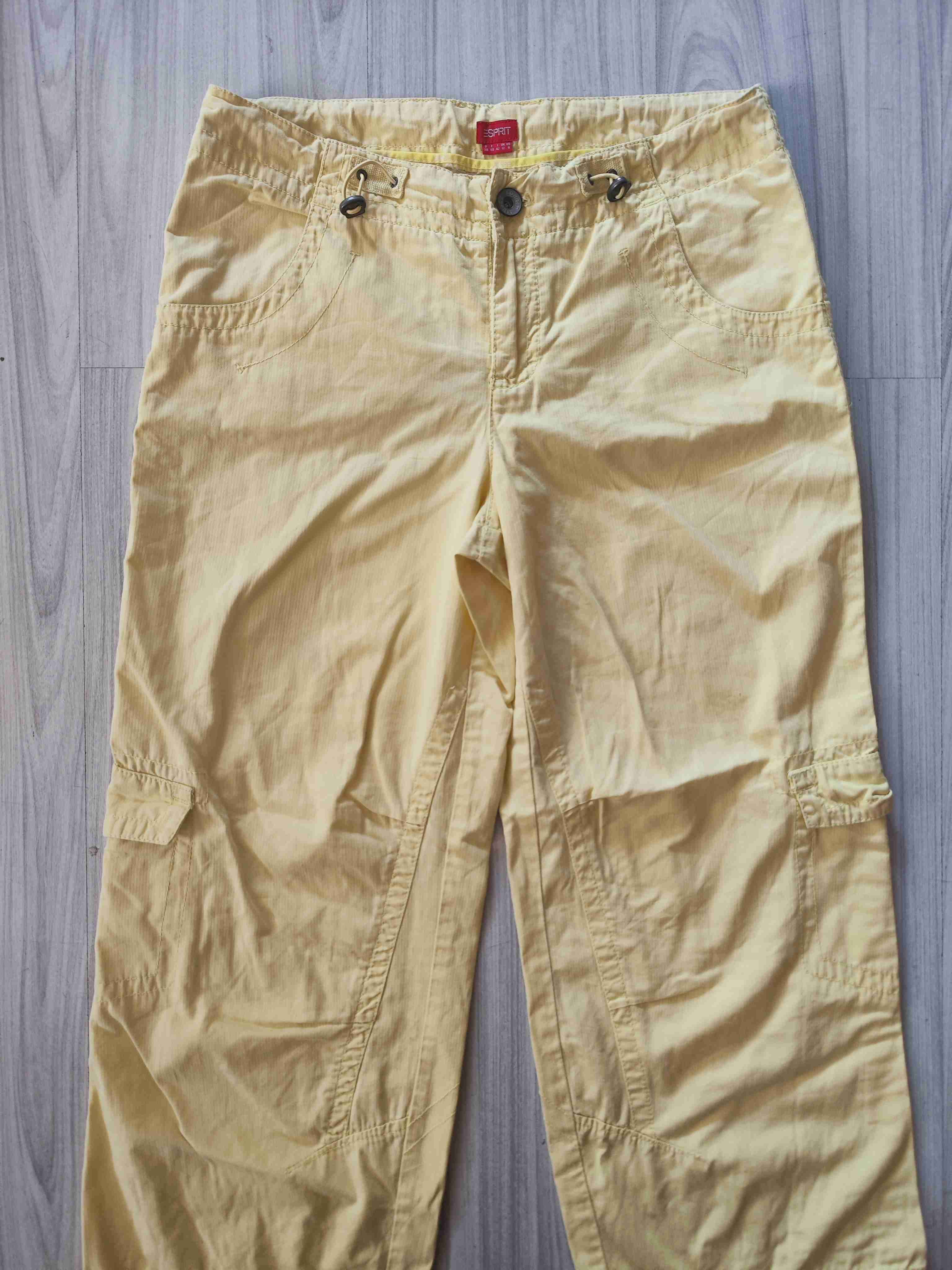 Pantalón Capri Mujer ESPRIT Amarillo Talla 40 - miniatura 2