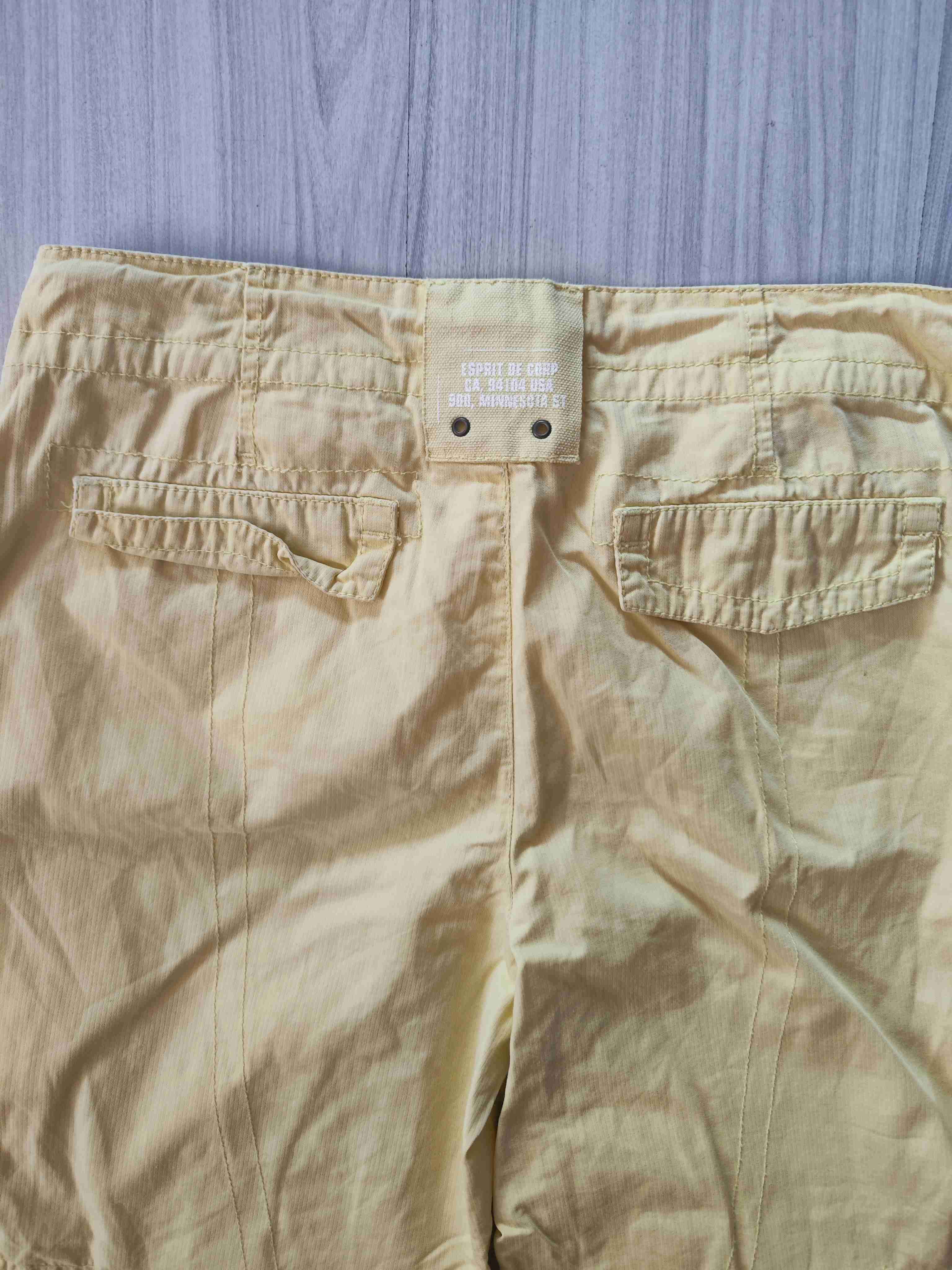 Pantalón Capri Mujer ESPRIT Amarillo Talla 40 - miniatura 3