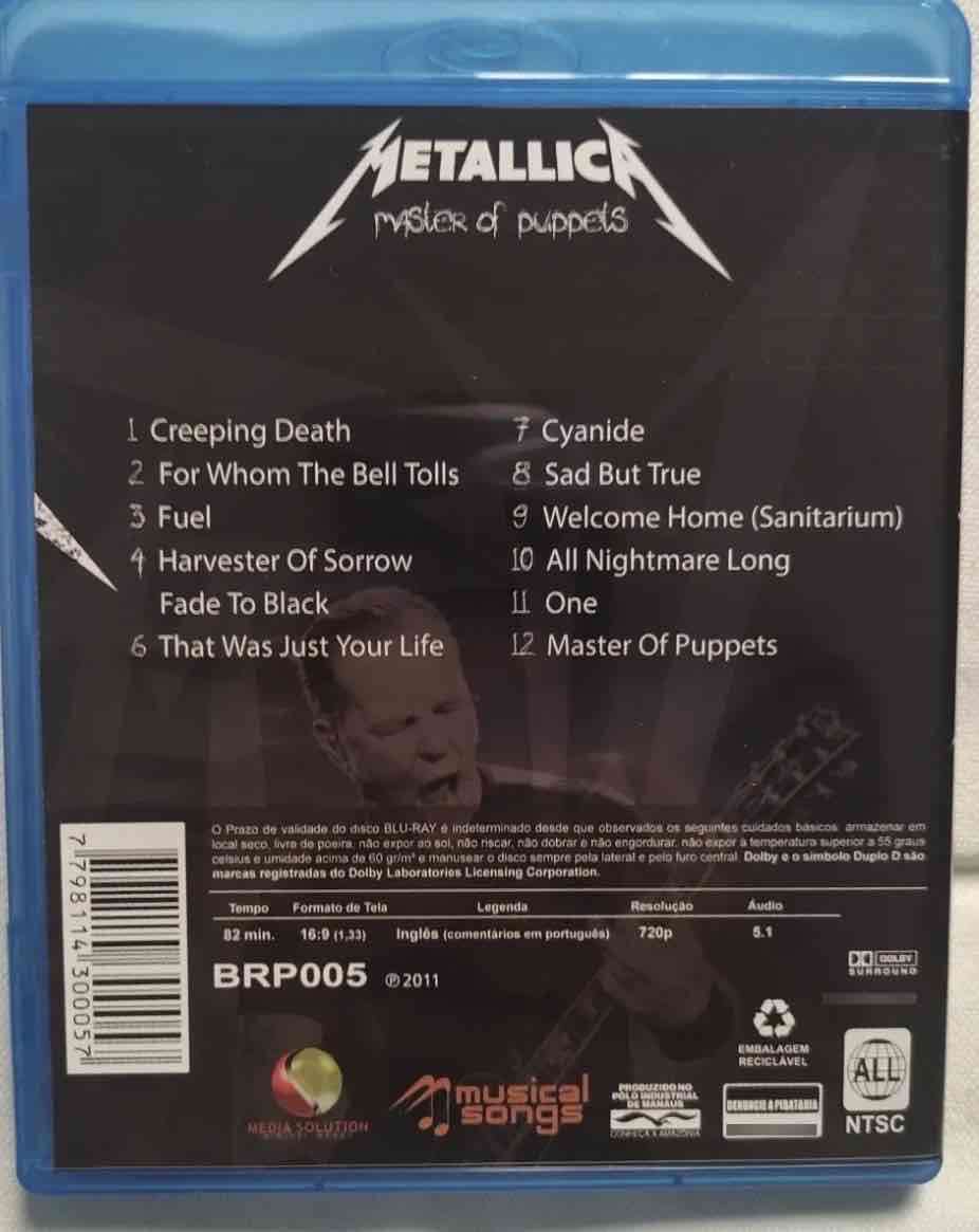 Blu-ray Metallica Master of Puppets - miniatura 2