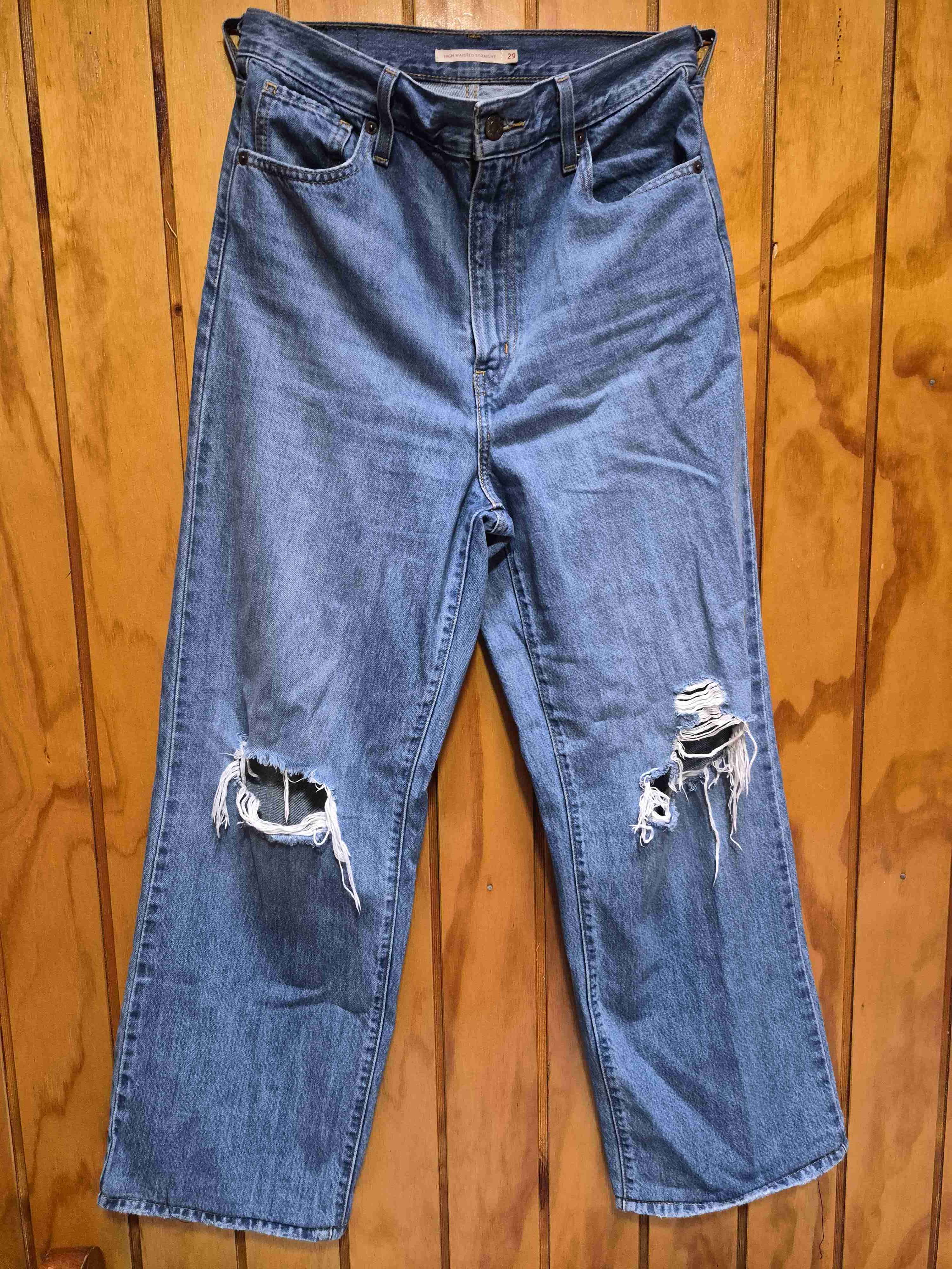 Jeans desgastados azul claros Levi's - miniatura 1