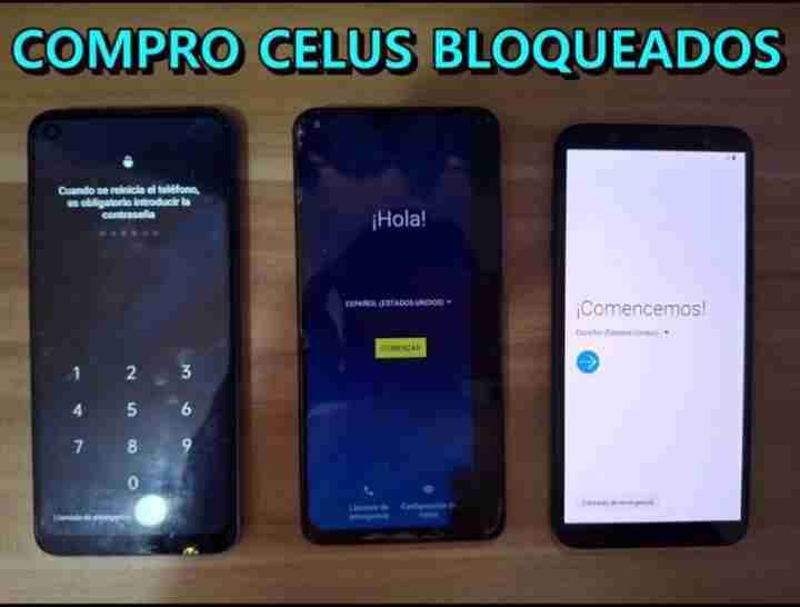 Celulares bloqueados varios modelos
