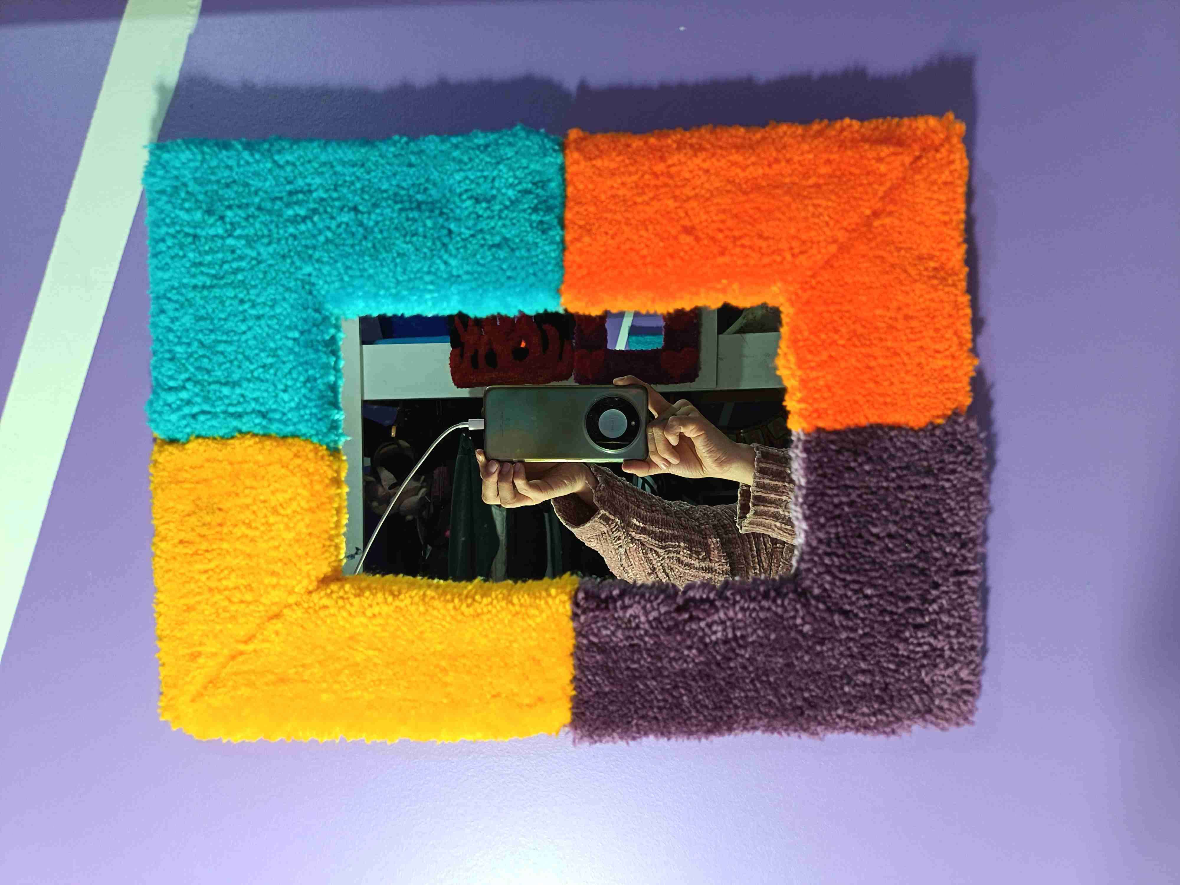 Espejo con marco colorido - miniatura 1
