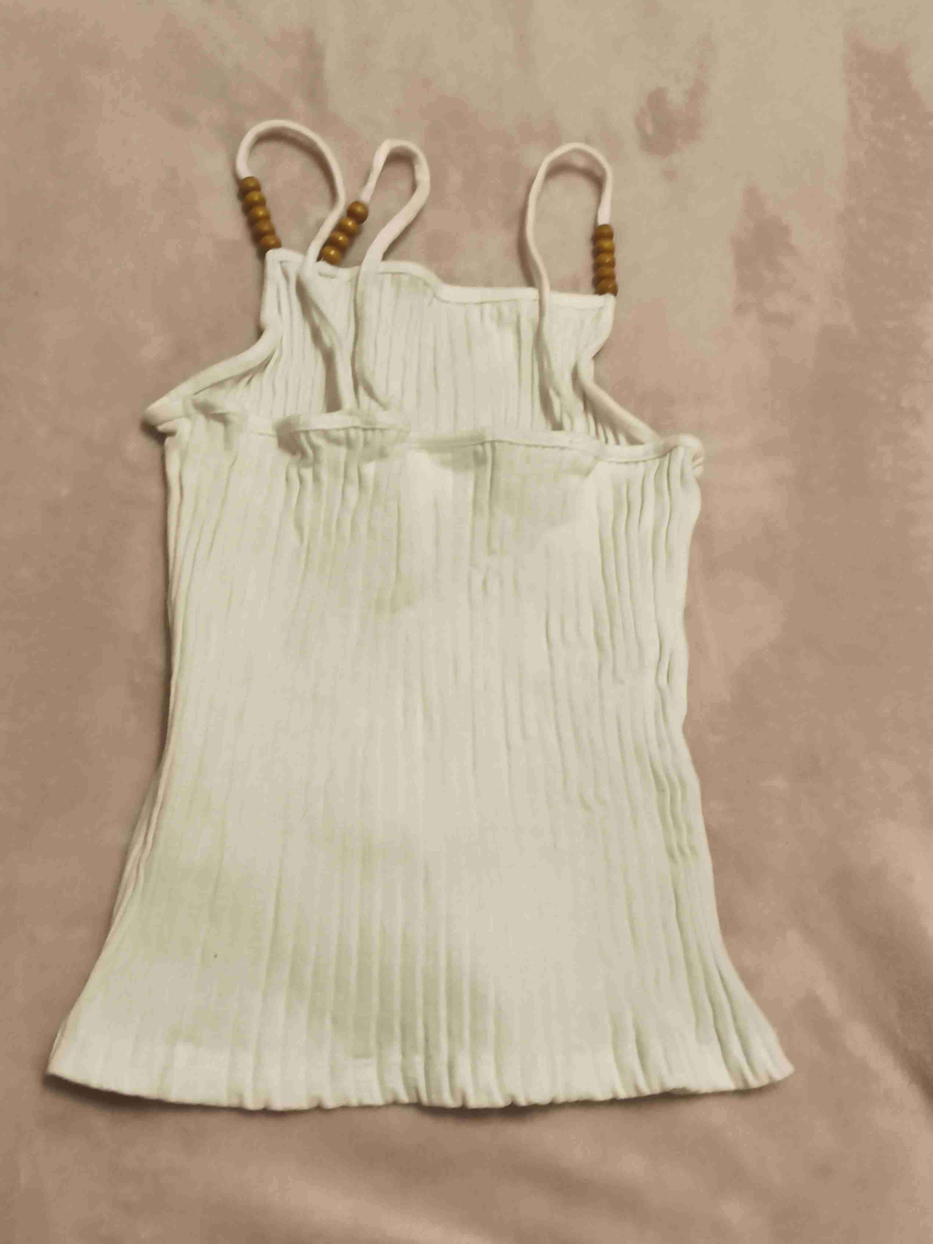 Polera blanca con tirantes - miniatura 2