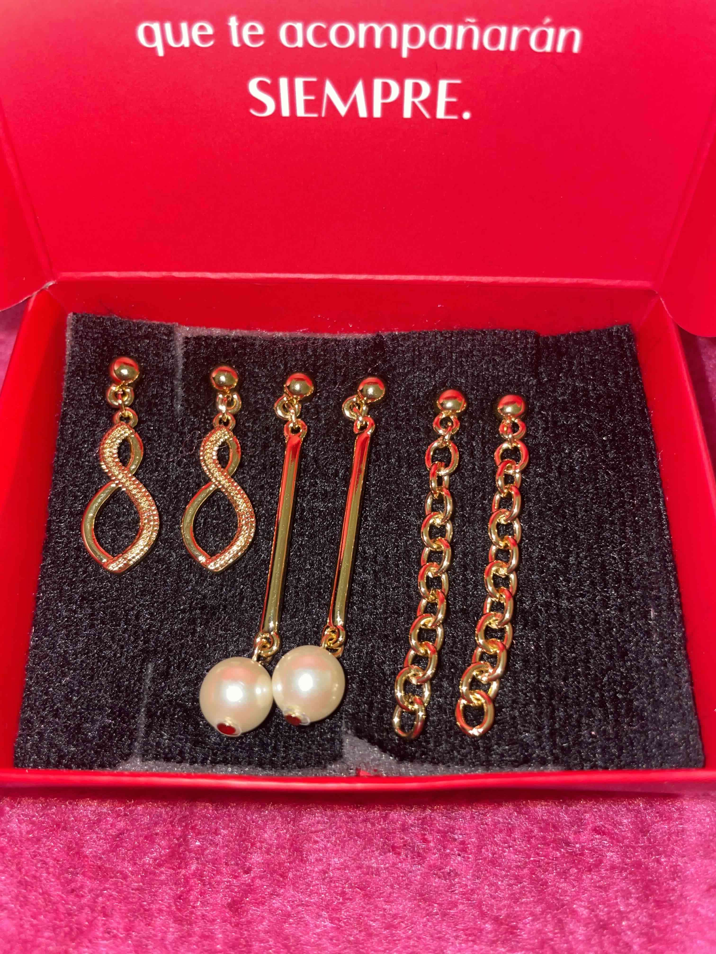 Set de aros dorados variados - miniatura 1