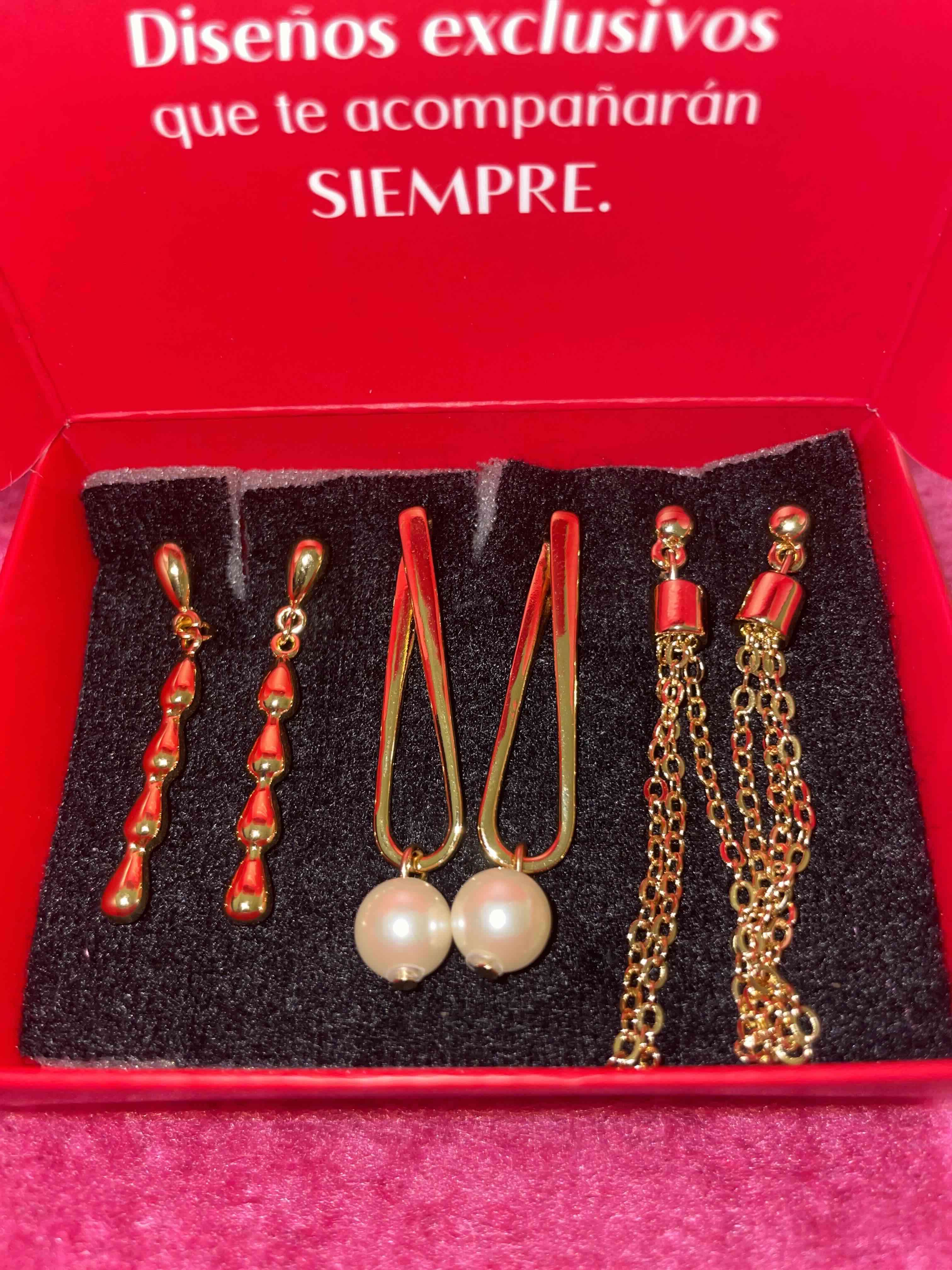 Set de aros dorados variados - miniatura 2