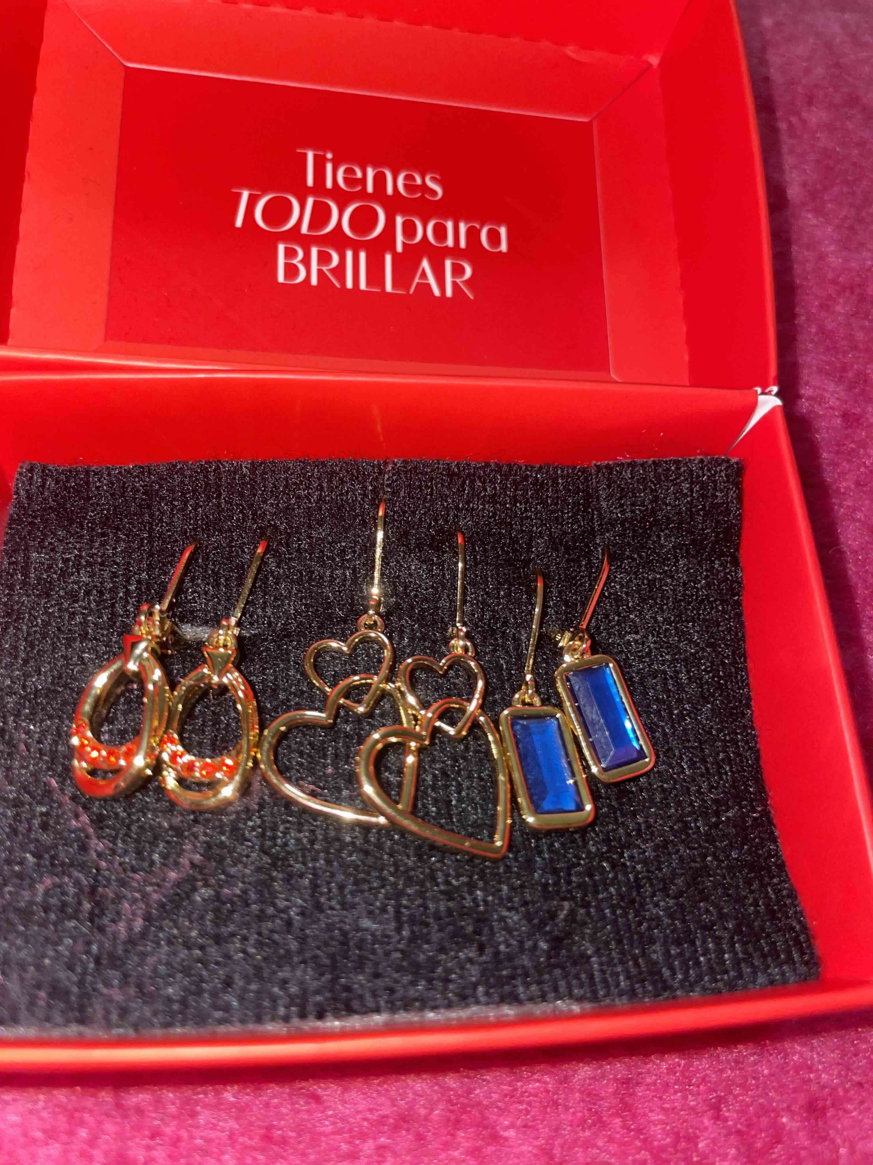 Set de aros dorados variados - miniatura 3