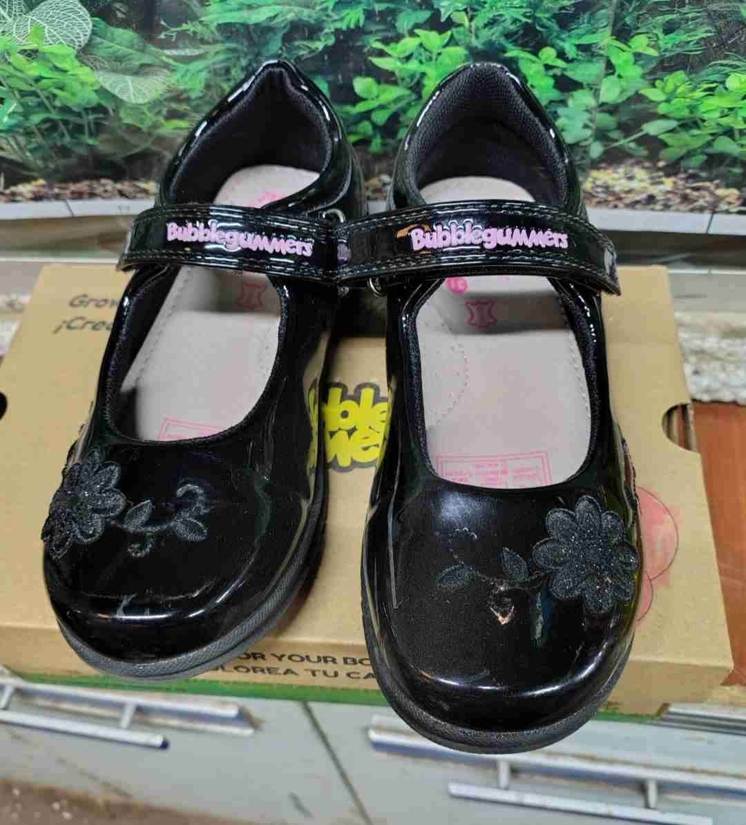 Zapatos negros Bubblegummers para niña talla 31