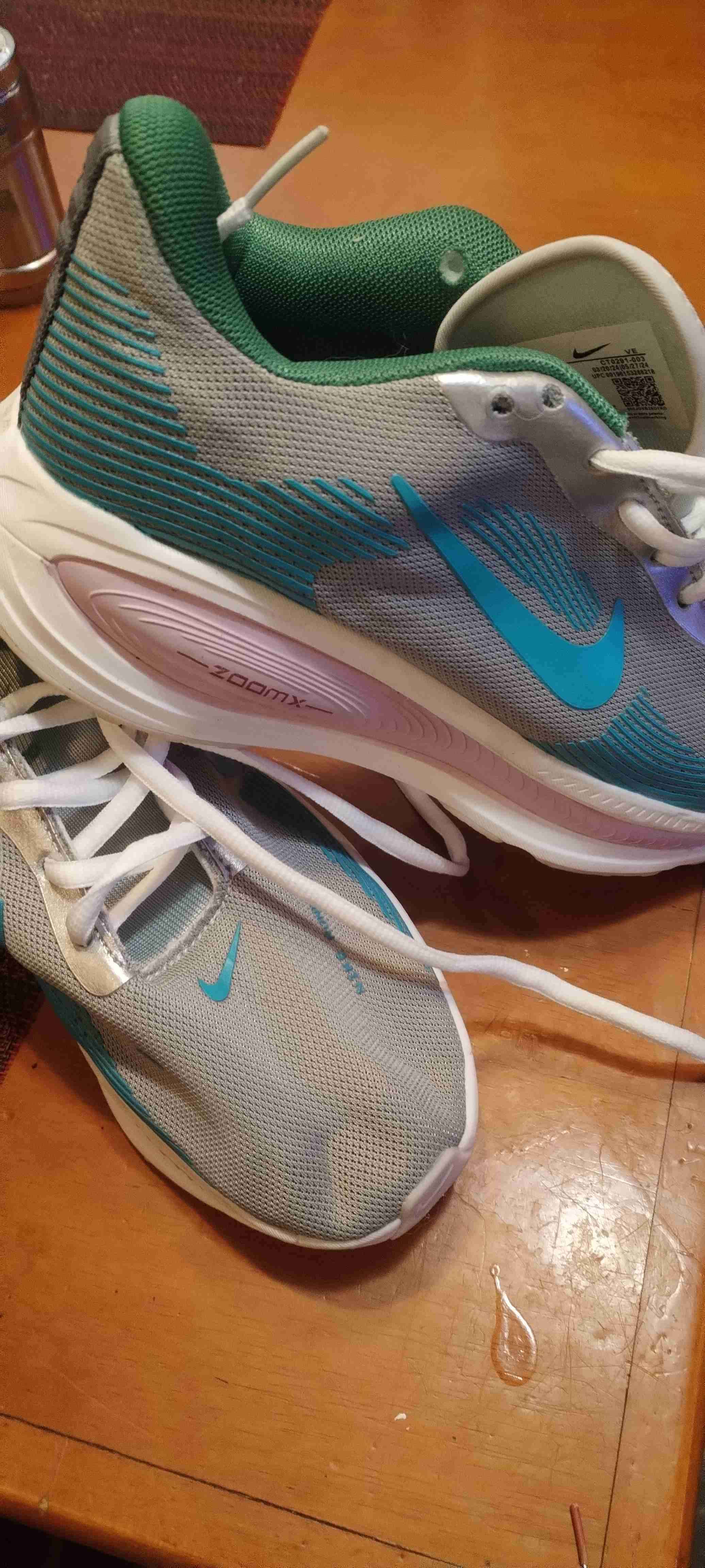 Zapatillas deportivas gris y turquesa - miniatura 2