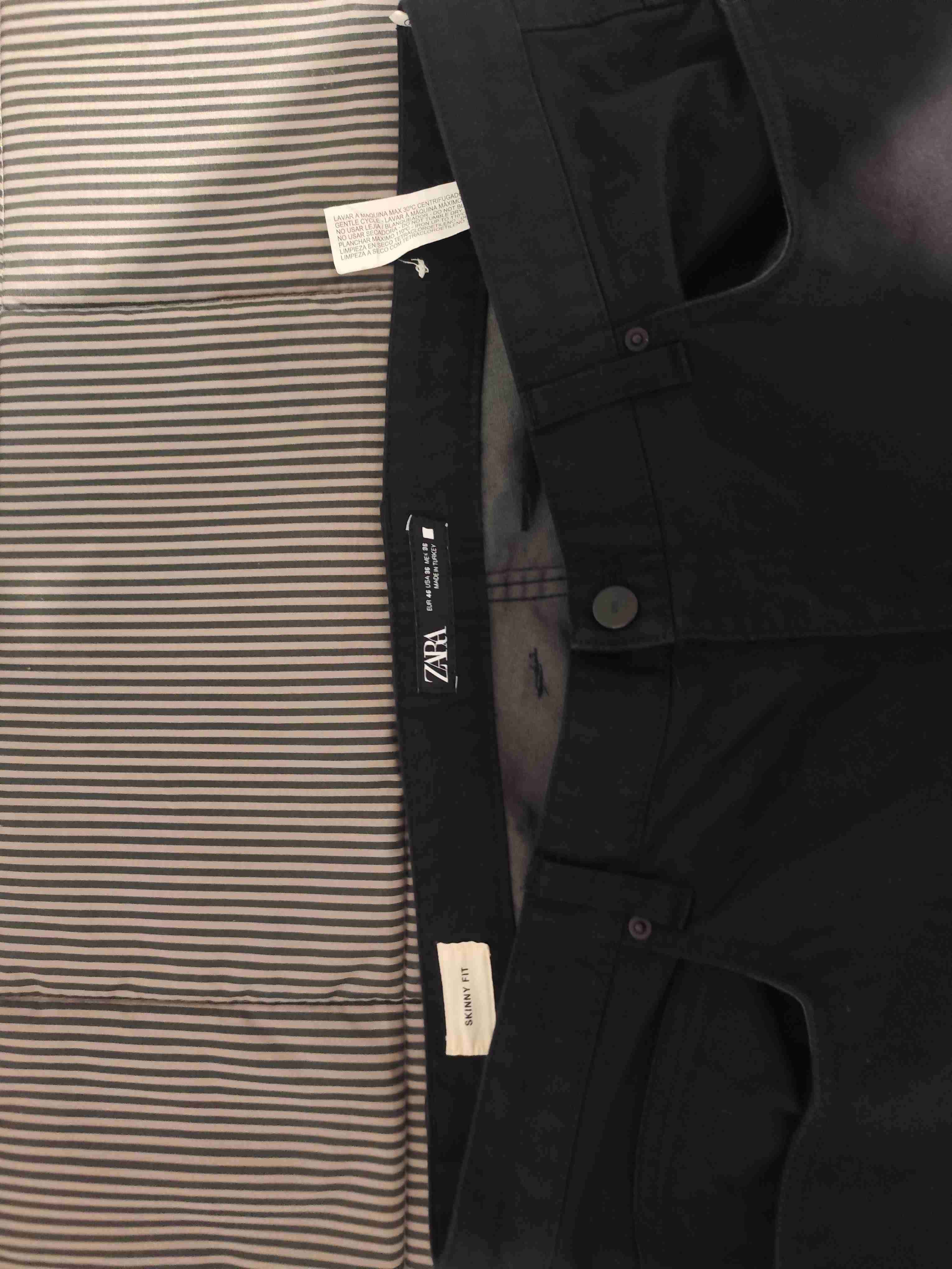 Pantalones negros Zara skinny fit - miniatura 1