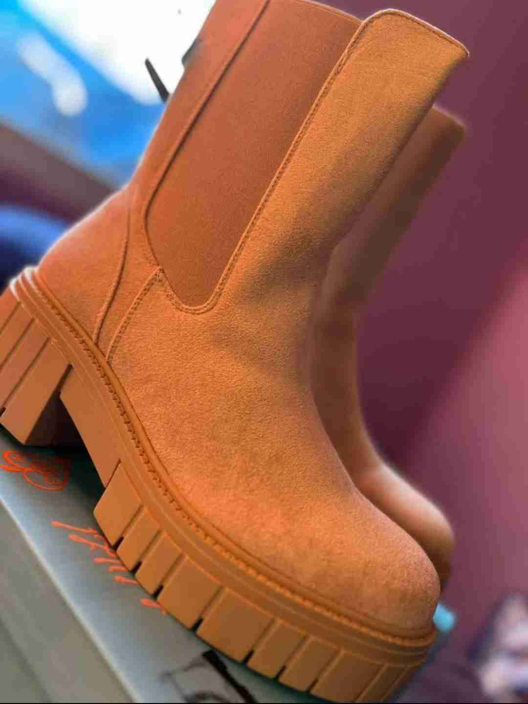 Botines beige