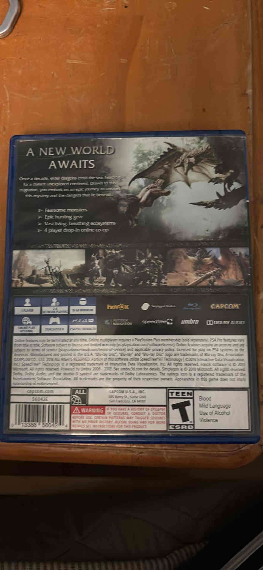 Juego PS4 Monster Hunter World - miniatura 2