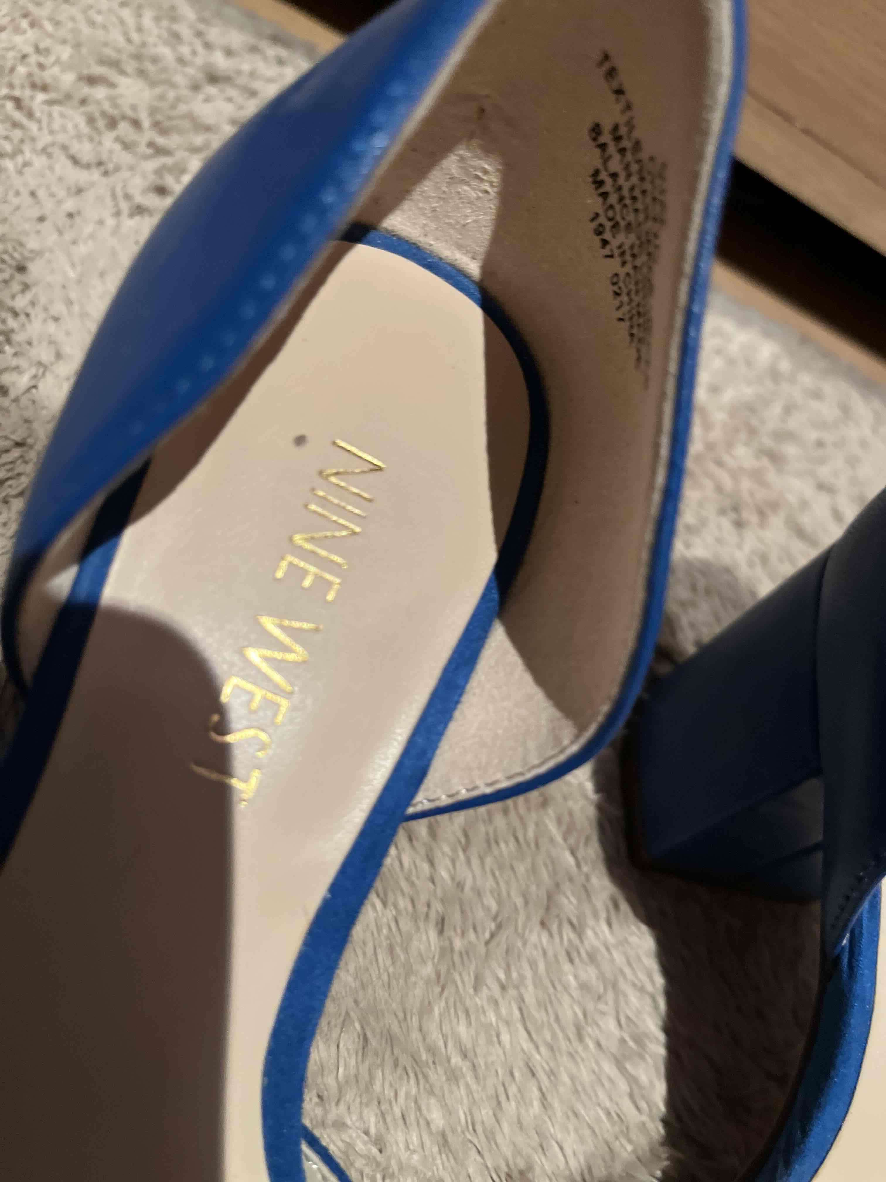 Tacones azules Nine West - miniatura 2