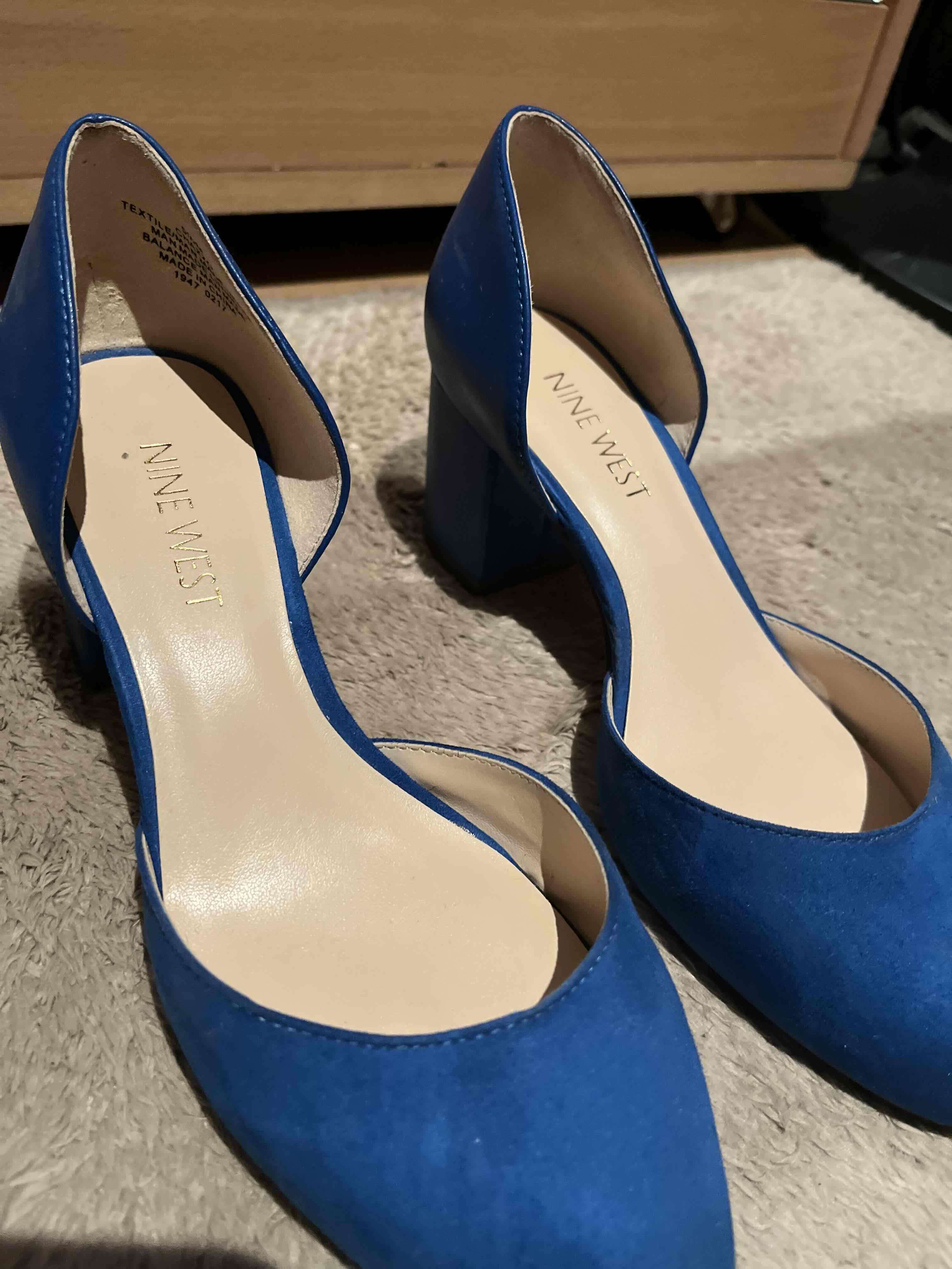 Tacones azules Nine West - miniatura 4