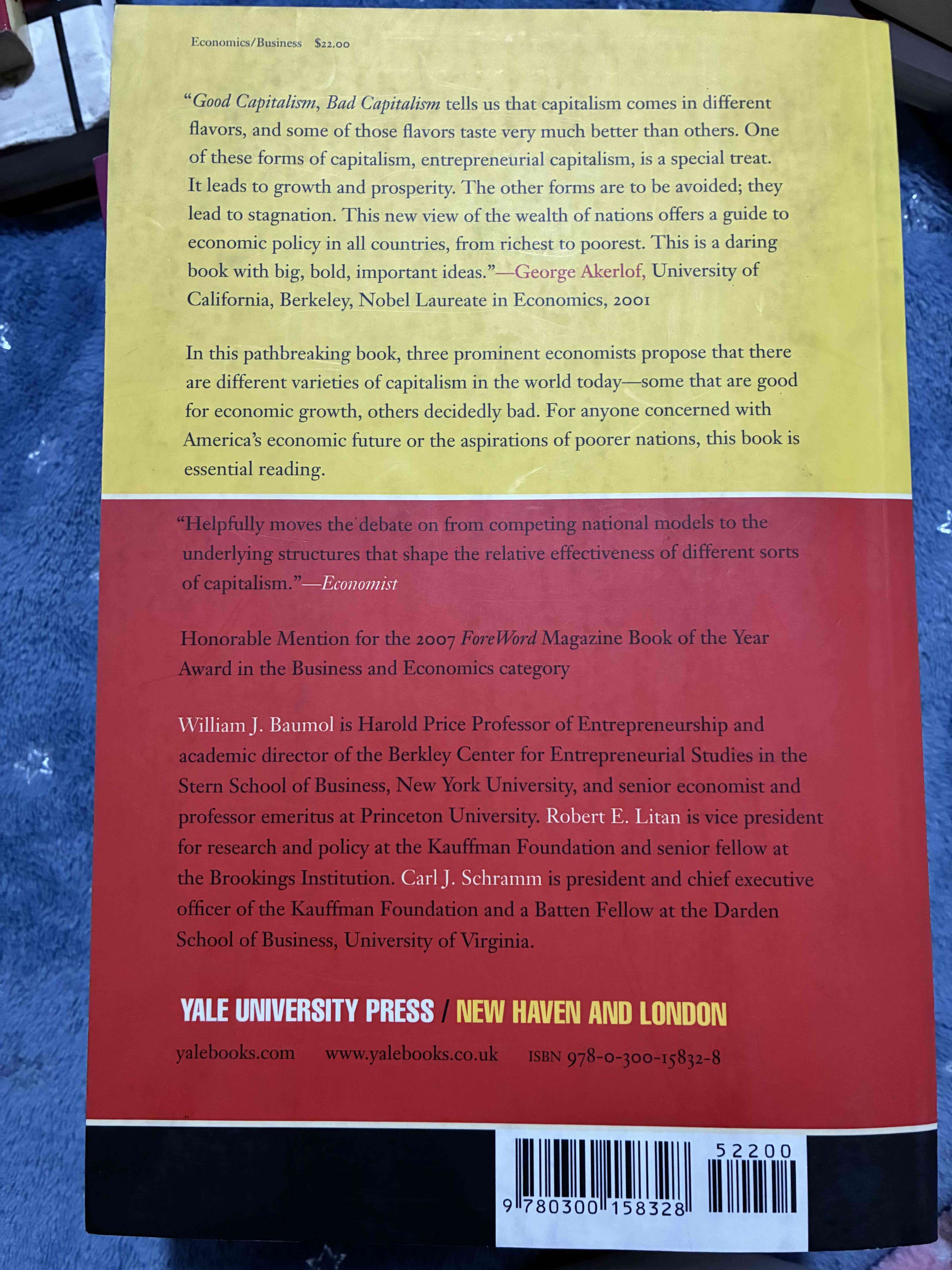 Libro Good Capitalism Bad Capitalism - miniatura 2
