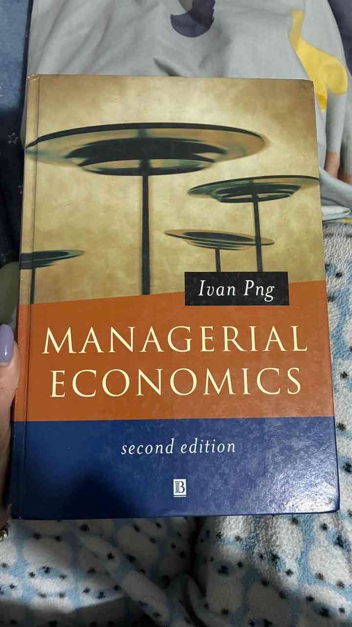 Libro Managerial Economics - miniatura 1