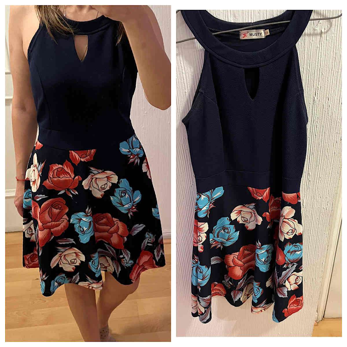 Vestido sin mangas floral - miniatura 1