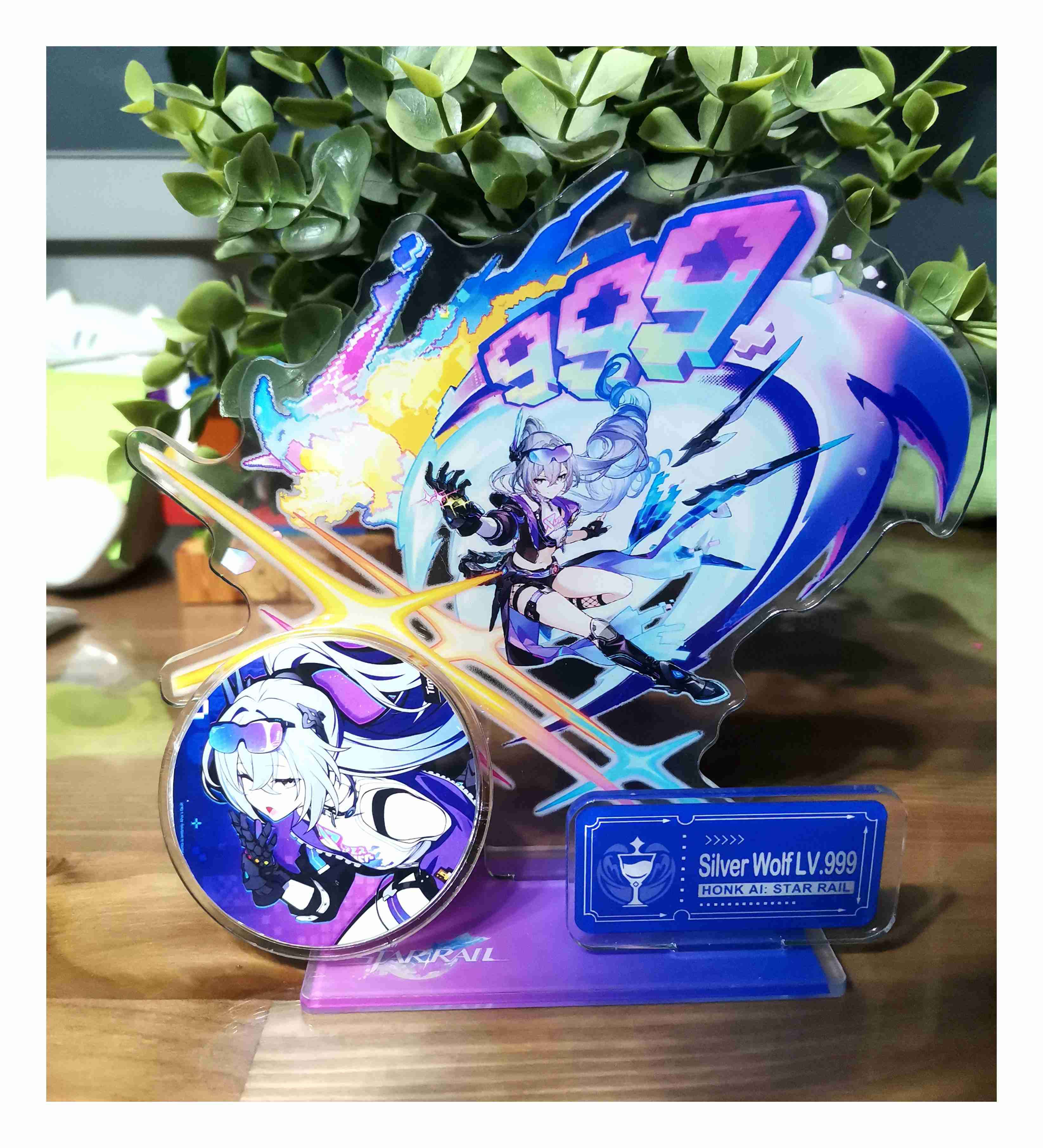 Figura acrílica Silver Wolf lv999 Honkai Star Rail