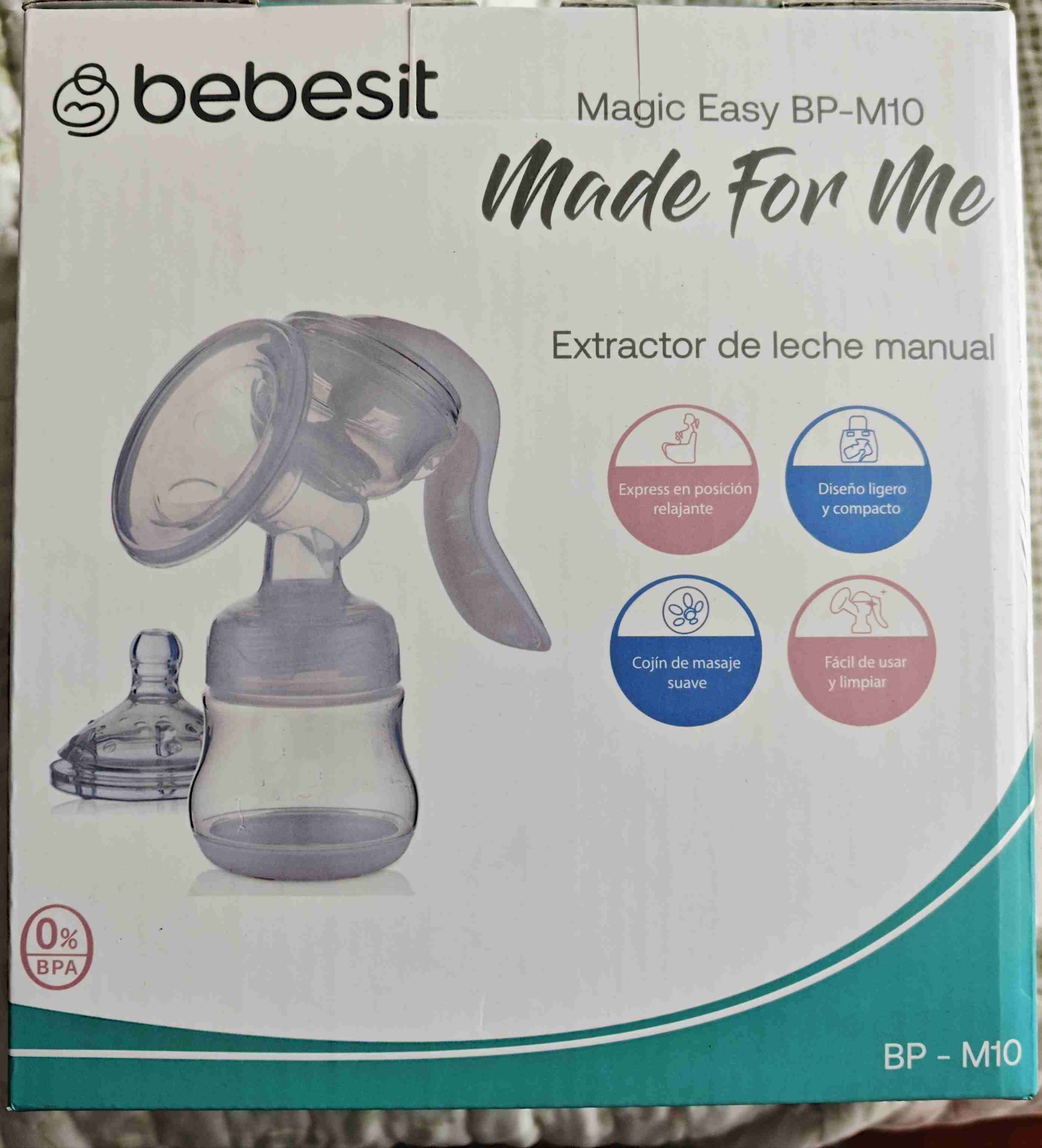 Extractor de leche manual Bebesit
