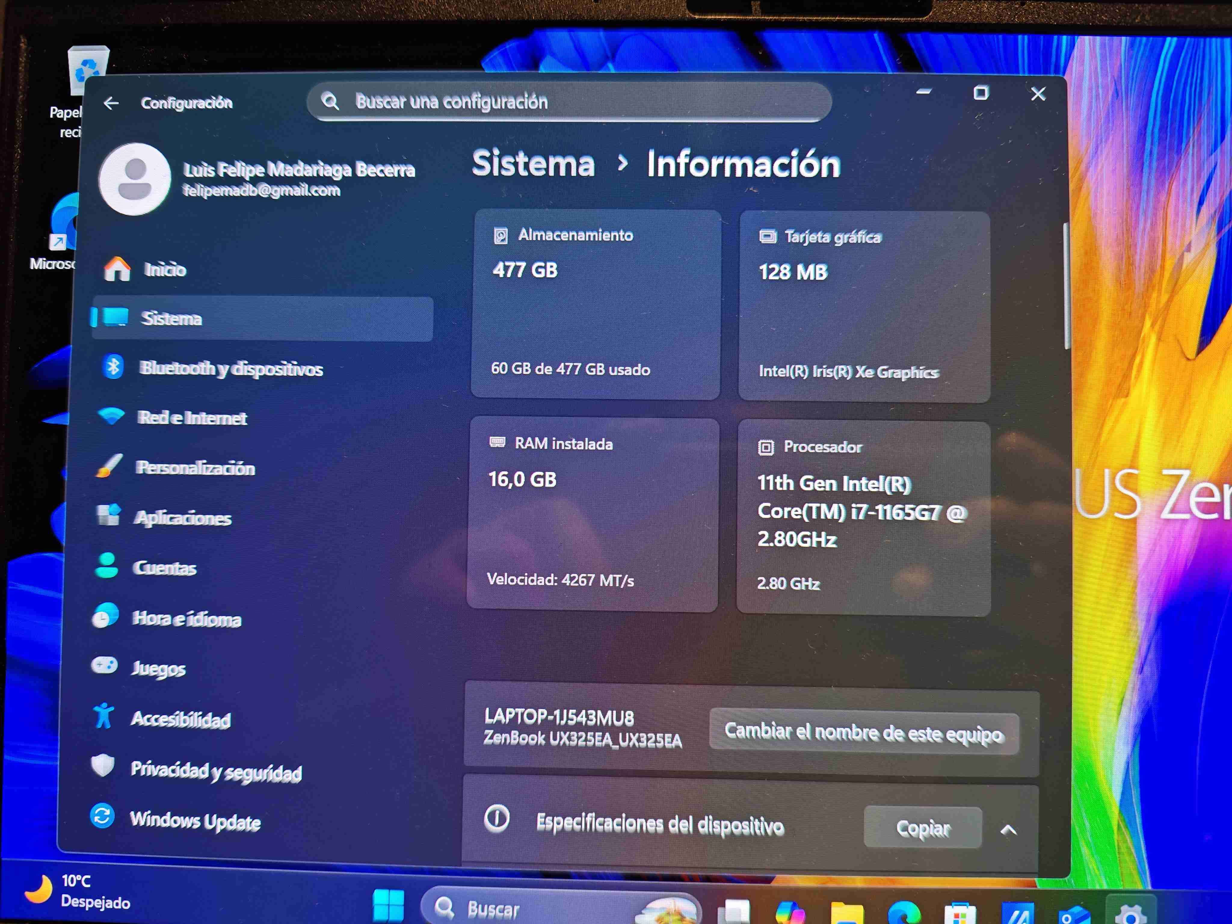 Laptop ASUS ZenBook OLED - miniatura 6