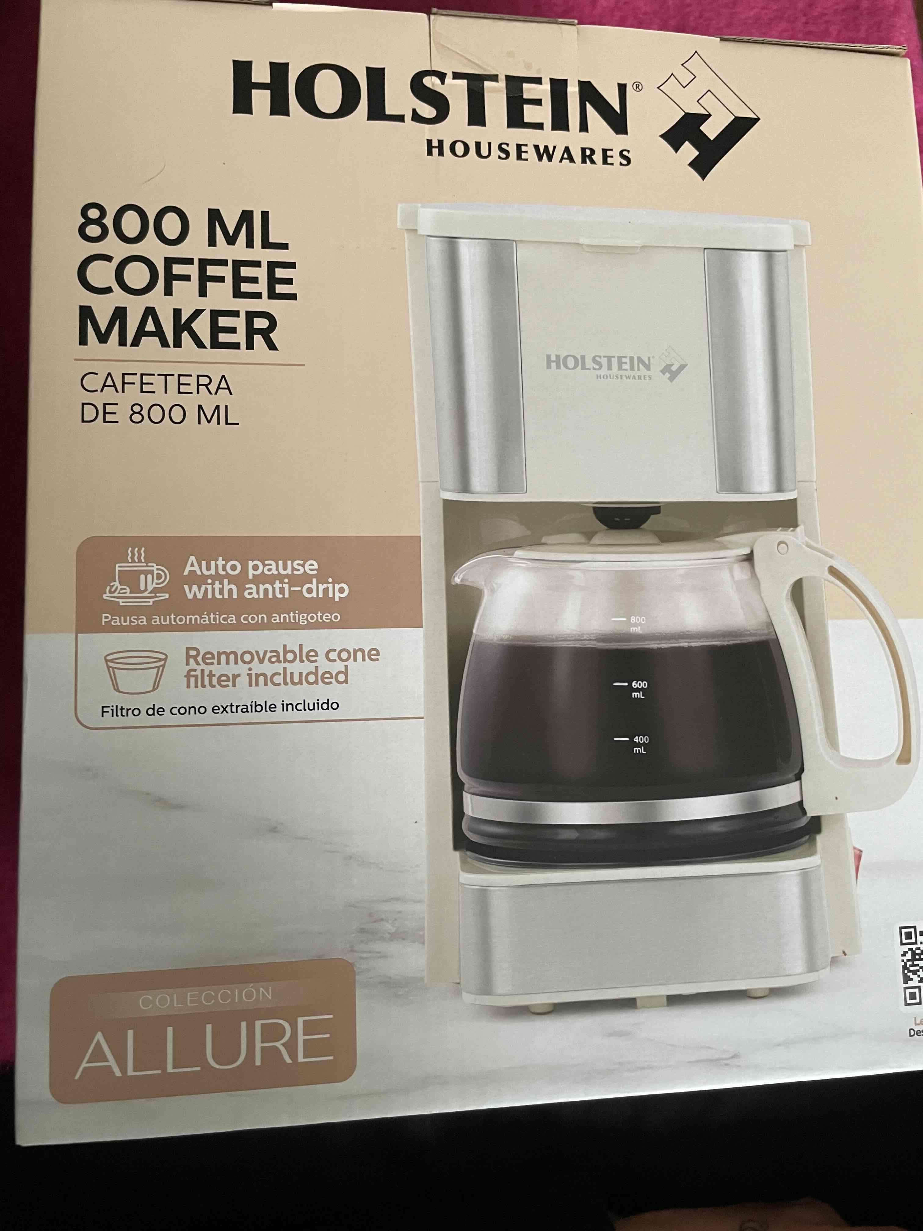 Cafetera Holstein 800 ml nueva