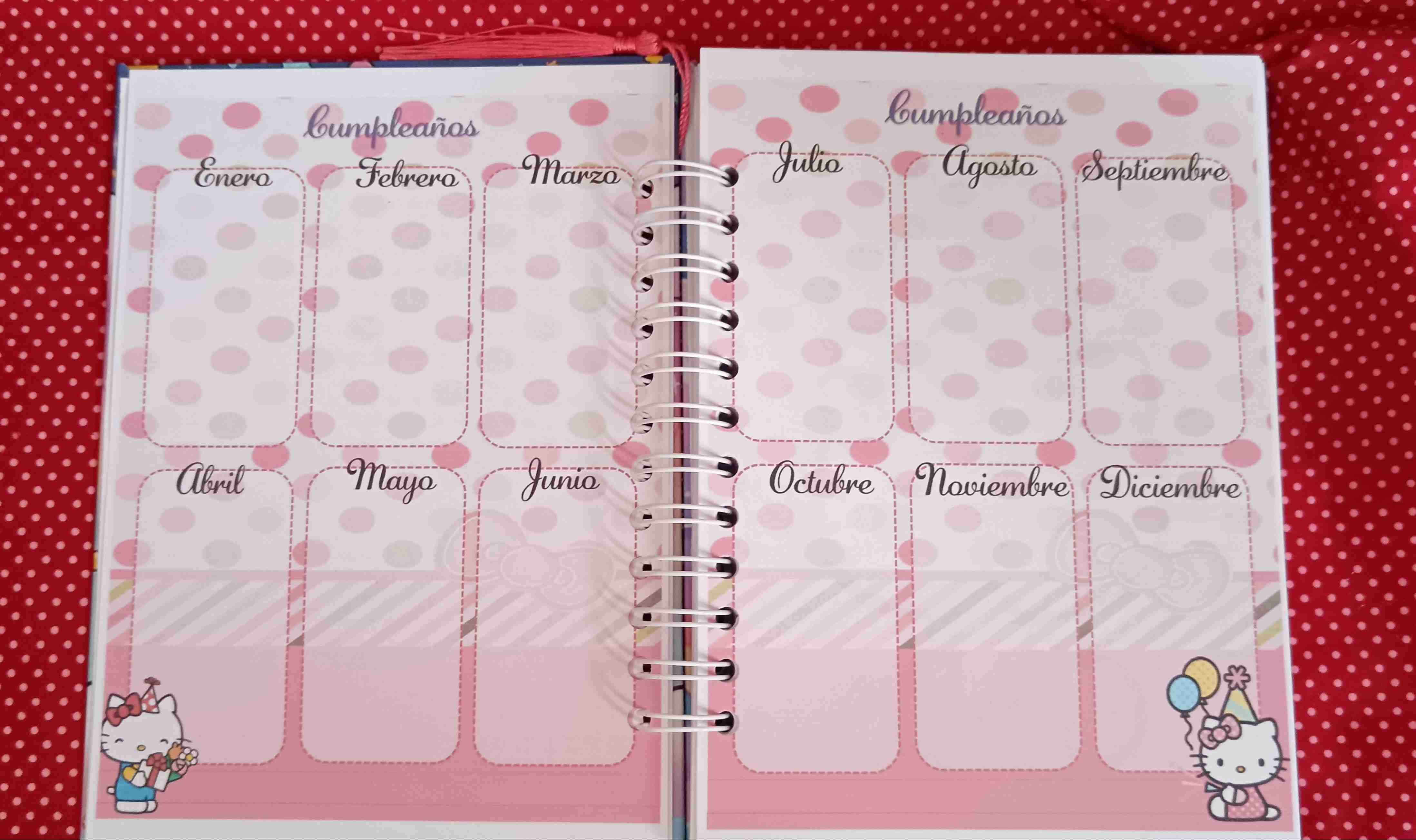 Agenda Hello Kitty arcoíris - miniatura 2