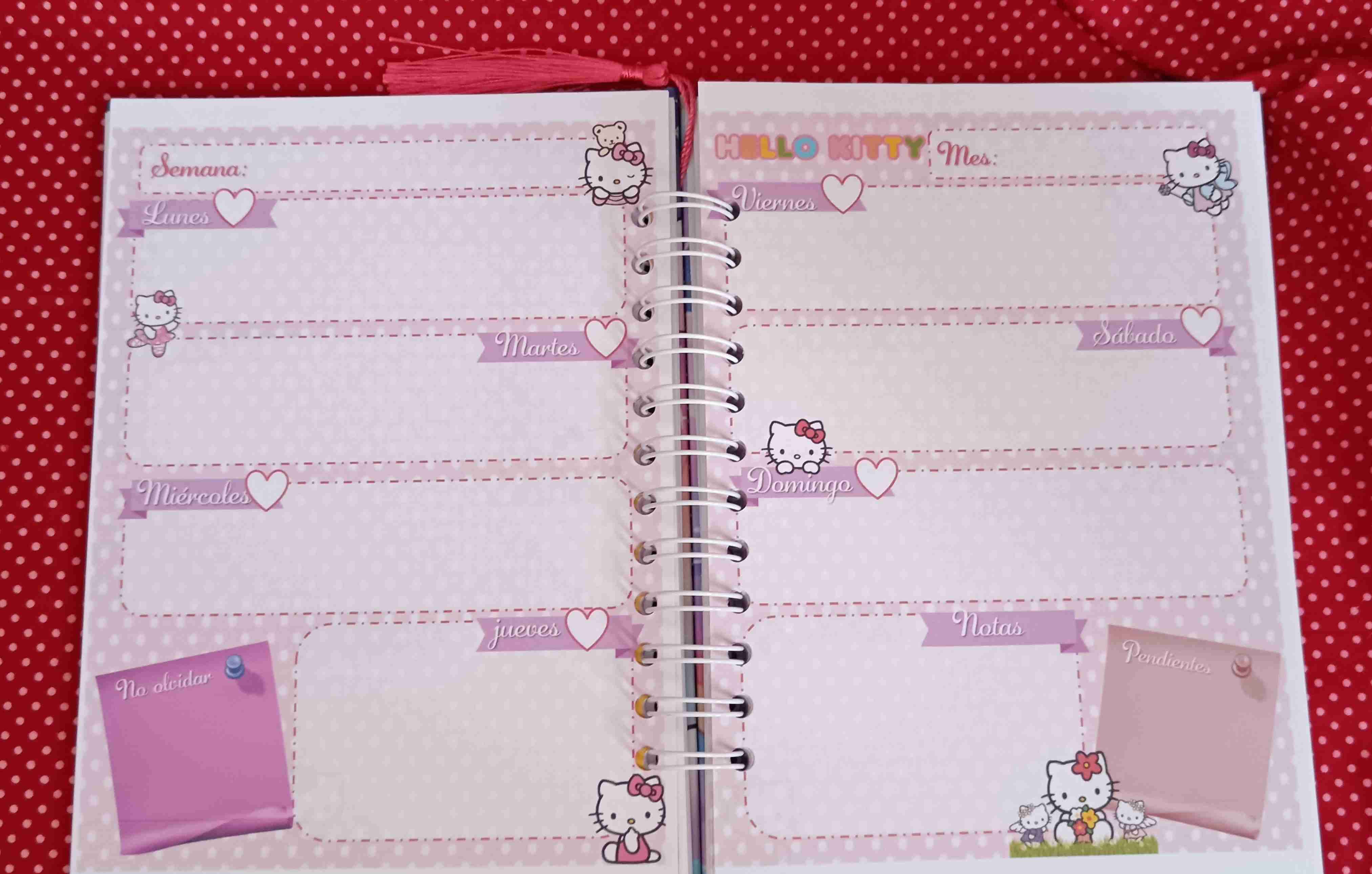 Agenda Hello Kitty arcoíris - miniatura 4