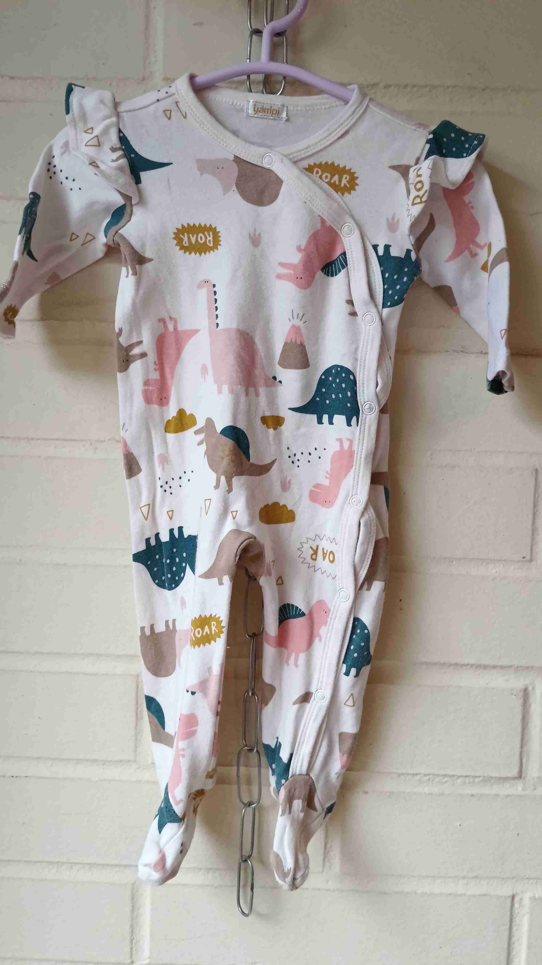 Pijama rosado de bebé - miniatura 4