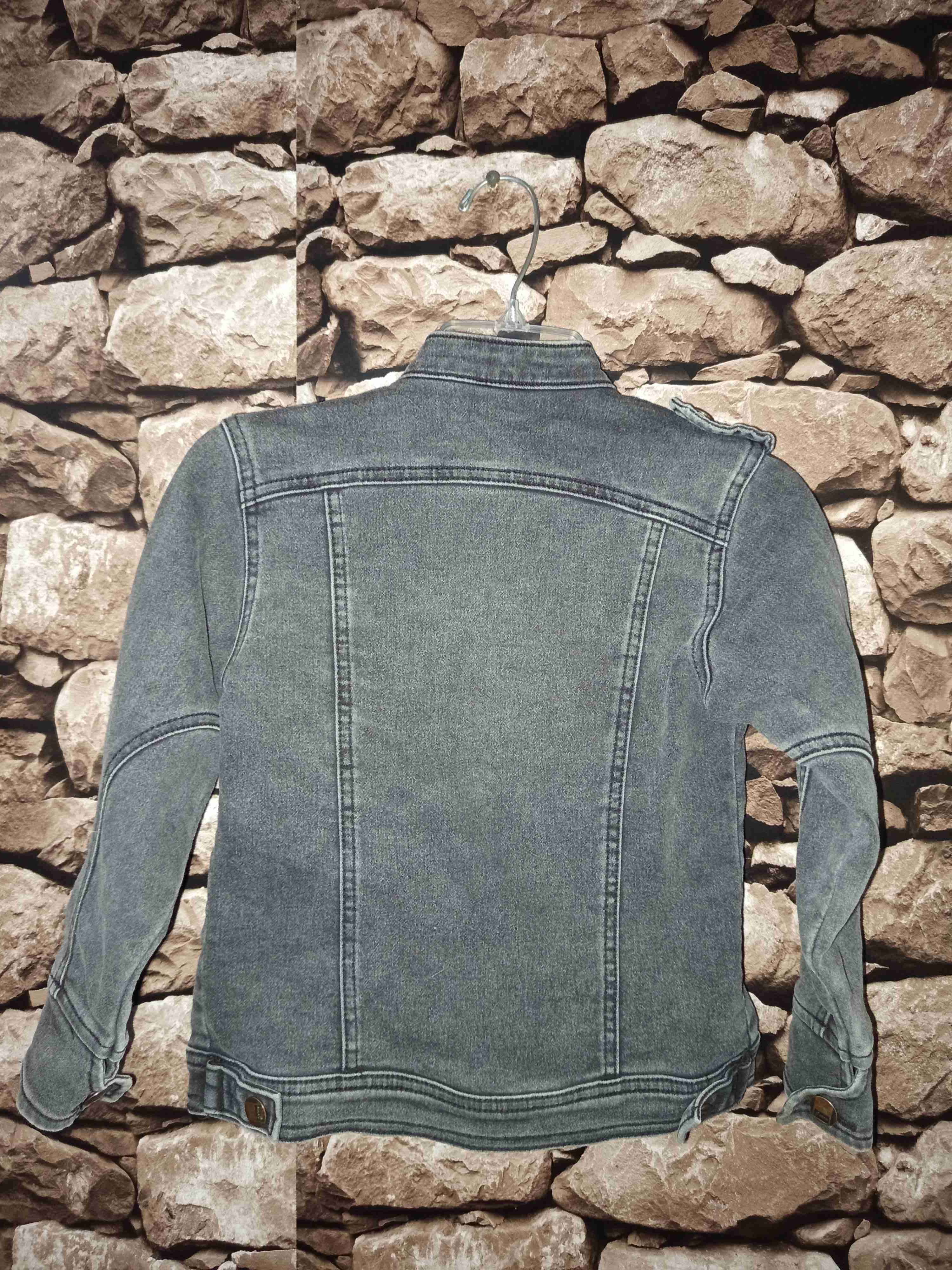Chaqueta de mezclilla gris - miniatura 2