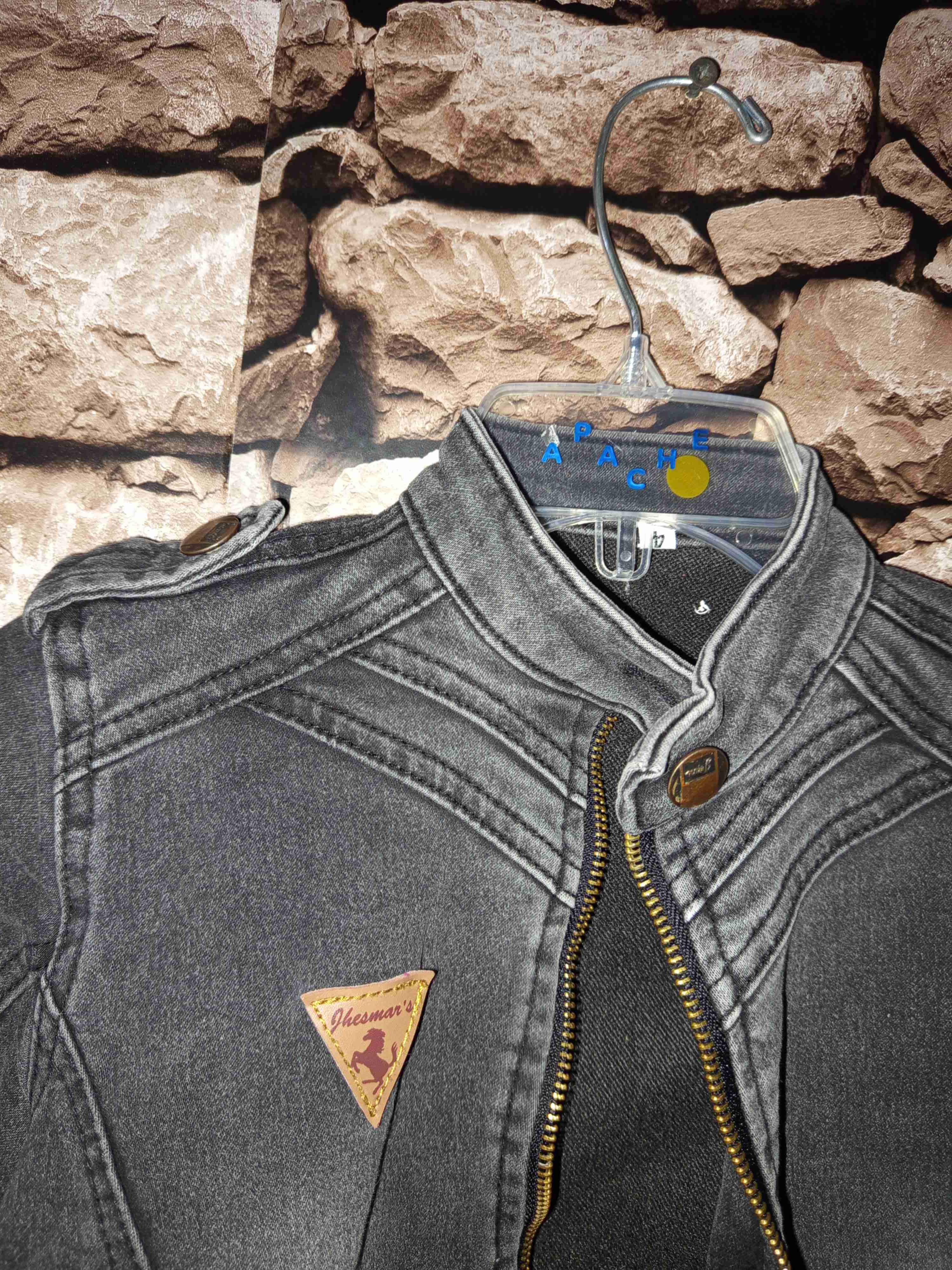 Chaqueta de mezclilla gris - miniatura 3