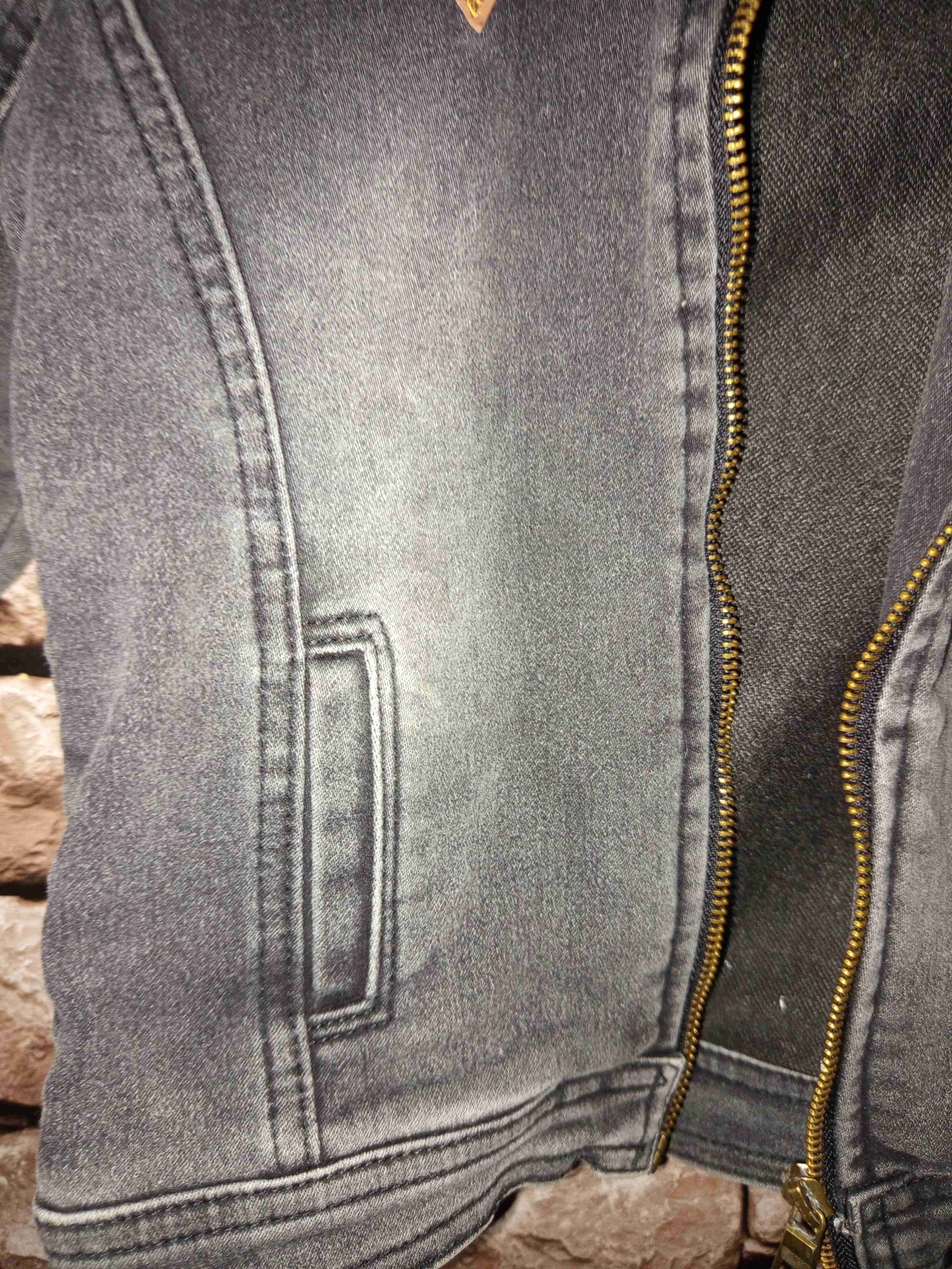 Chaqueta de mezclilla gris - miniatura 4
