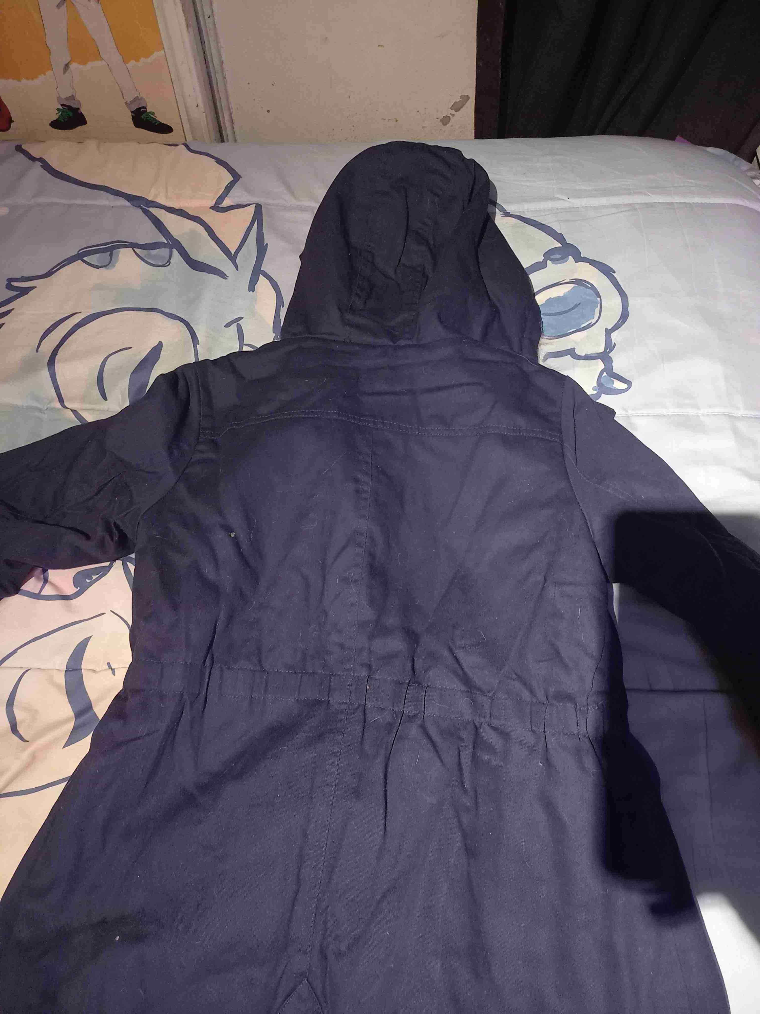 Parka azul con capucha - miniatura 3