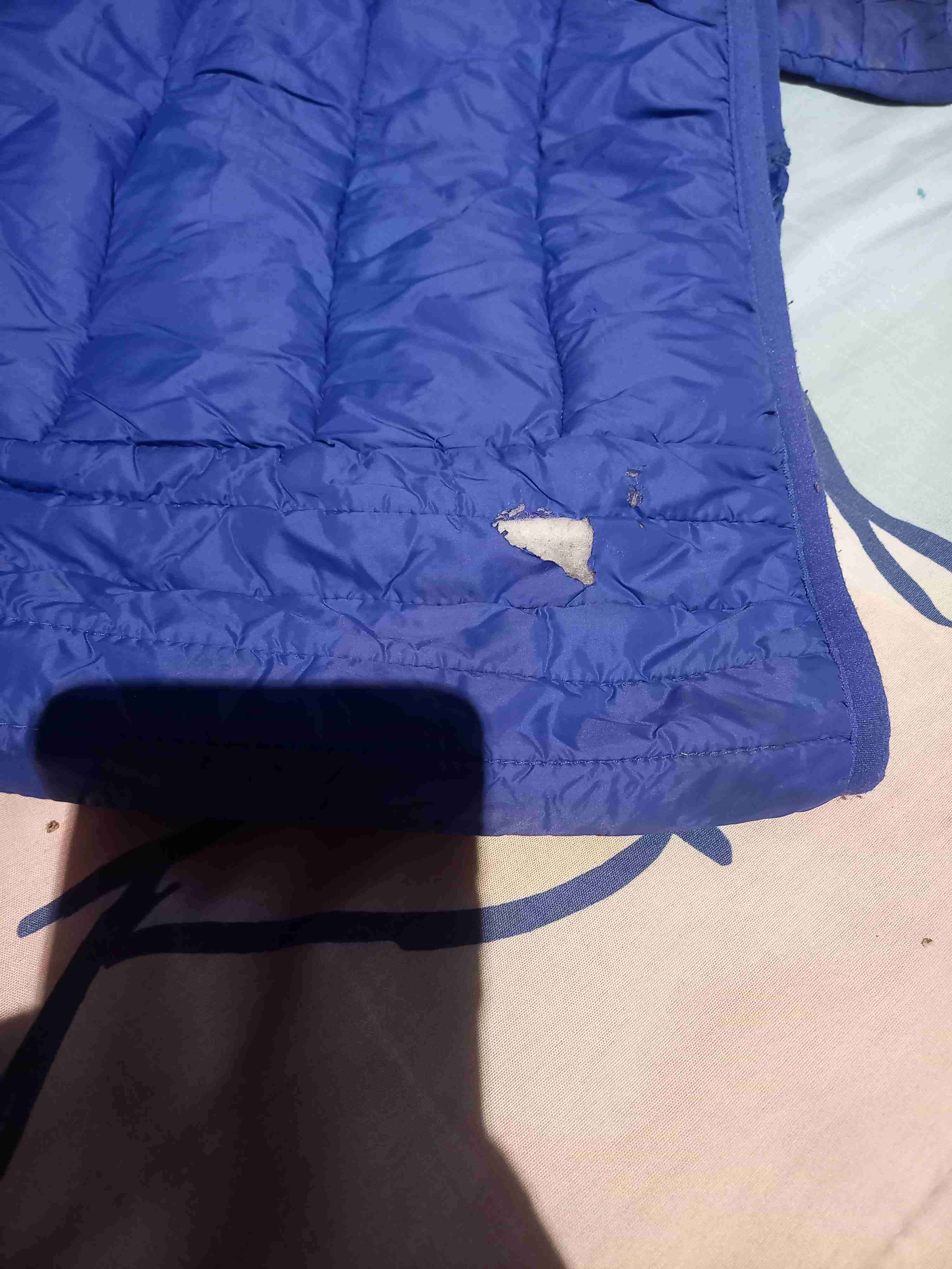 Parka azul con capucha - miniatura 3