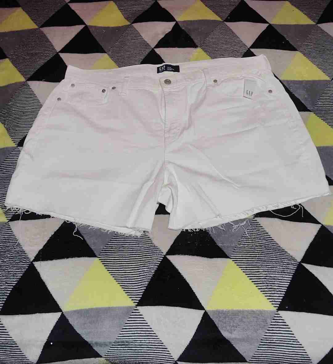 short de mezclilla blanca - miniatura 2