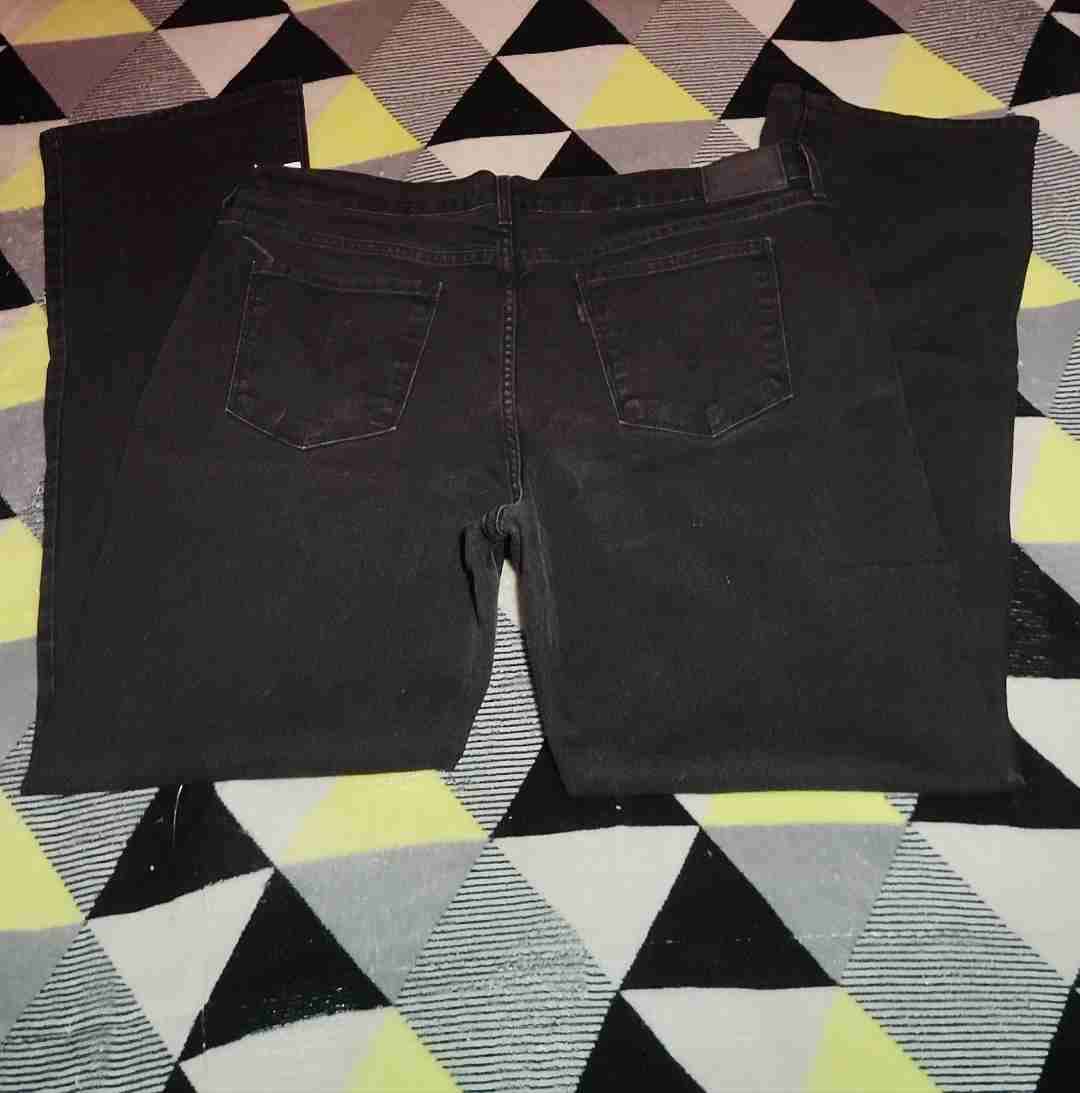 Pantalones de mezclilla negros rectos lives - miniatura 2