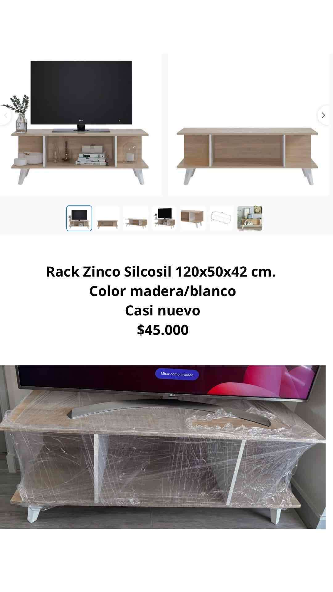 Mueble de TV color madera - miniatura 2