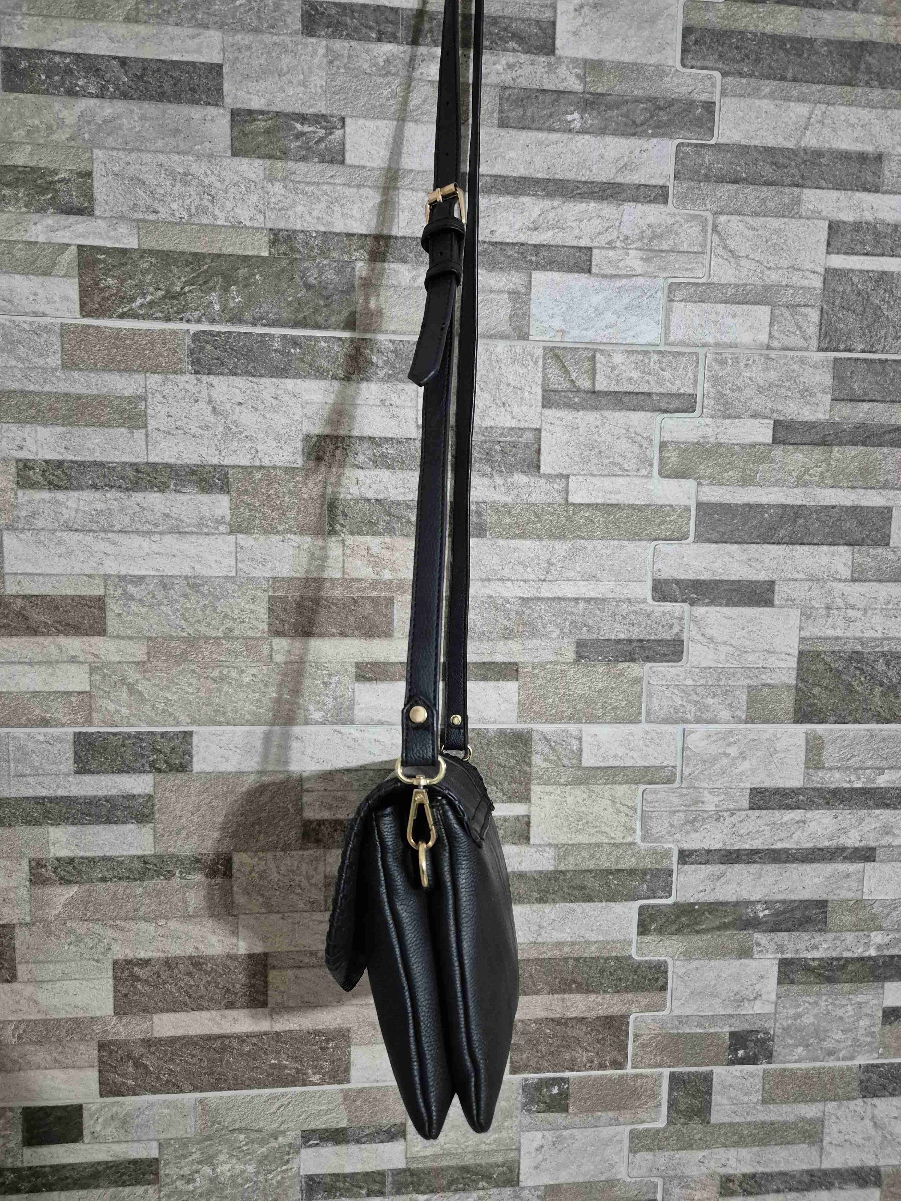 Cartera tipo bandolera negra - miniatura 4