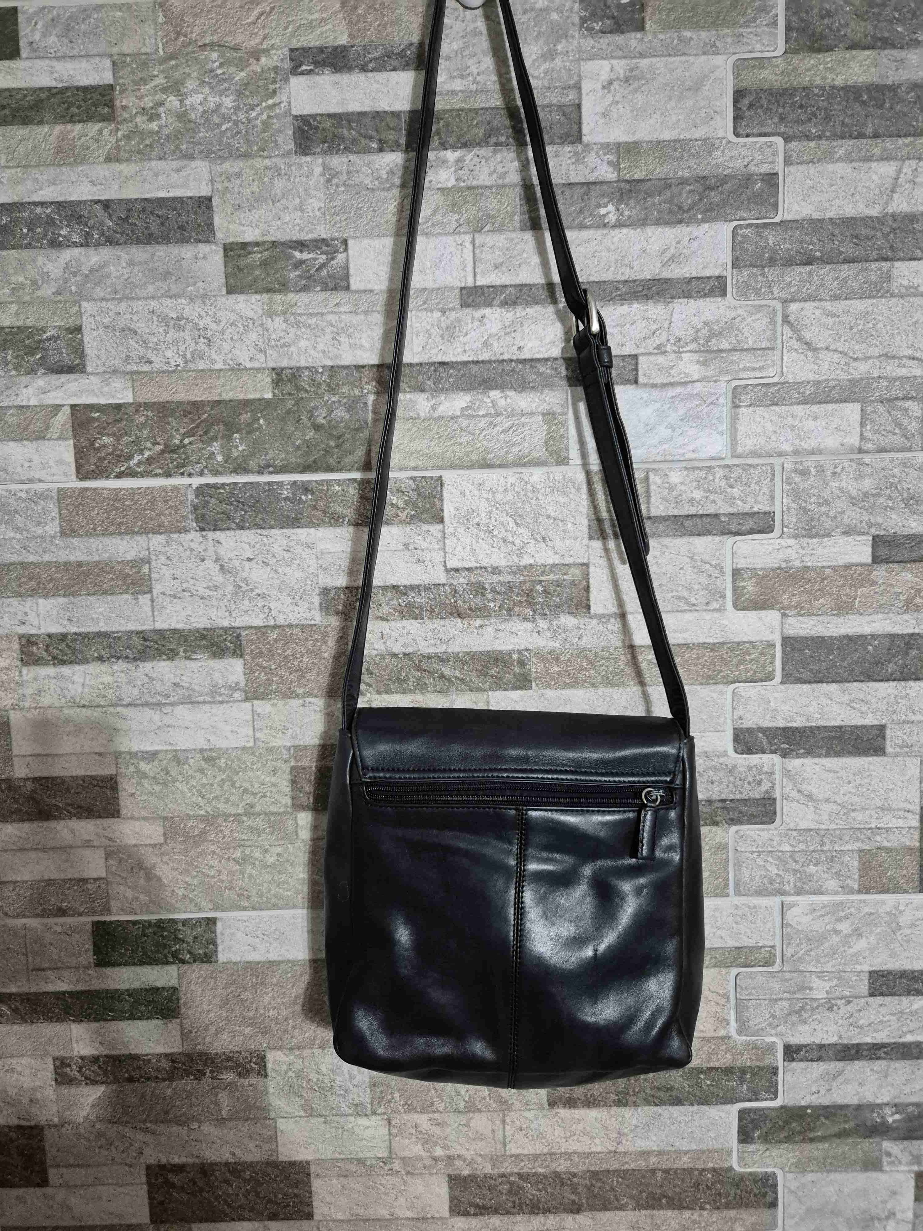 Cartera de cuero Nine West negra - miniatura 3