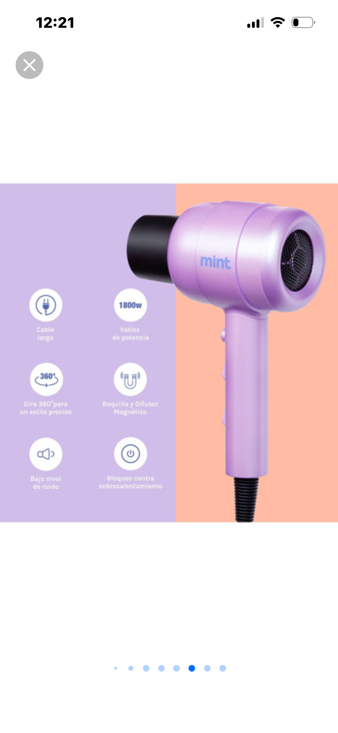 Secador de pelo Mint lavanda - miniatura 4