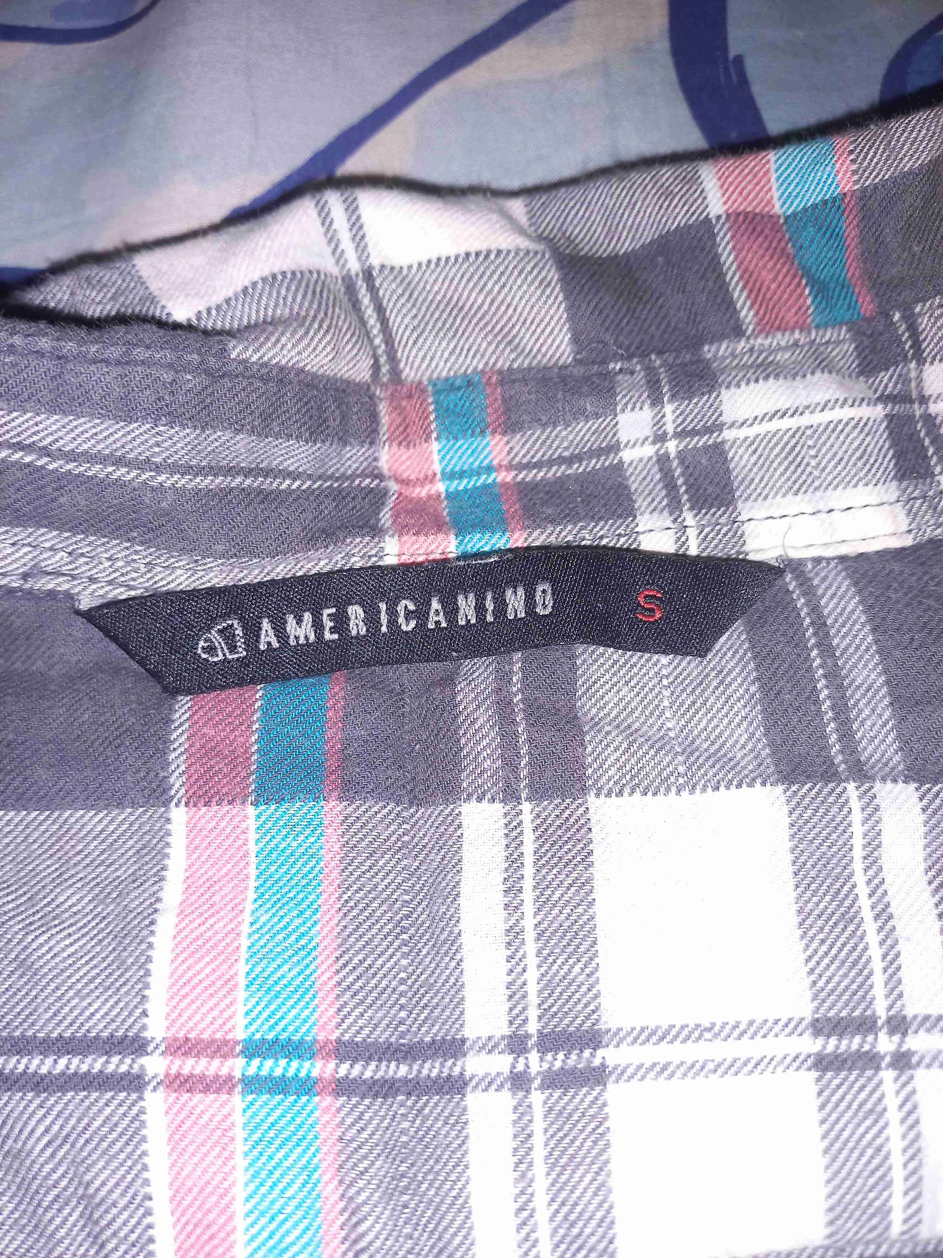 Camisa a cuadros manga larga - miniatura 2