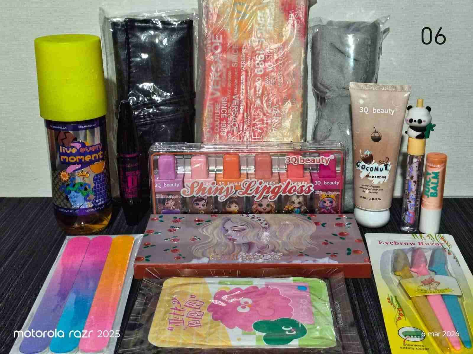 Kit de belleza variado